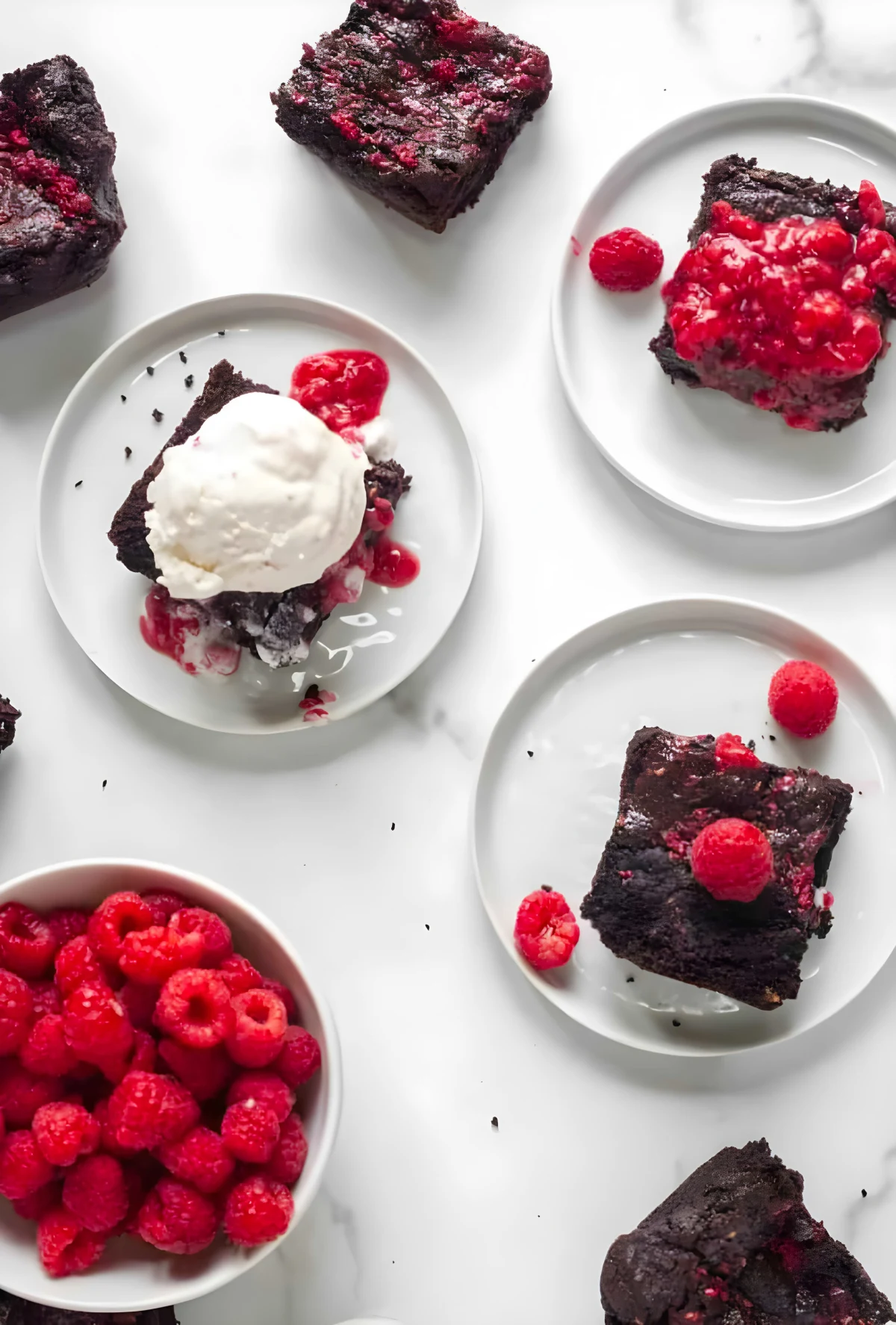 Paleo Raspberry Brownies