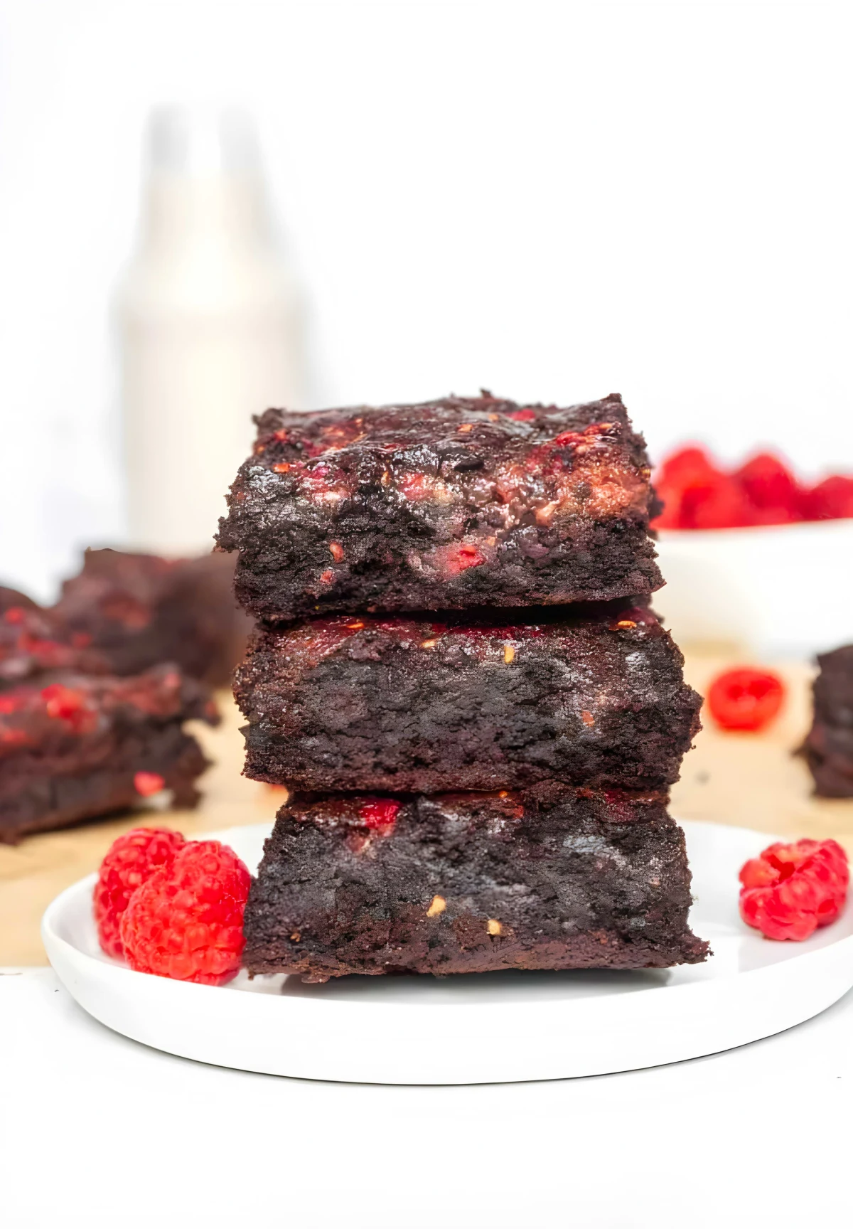 Paleo Raspberry Brownies