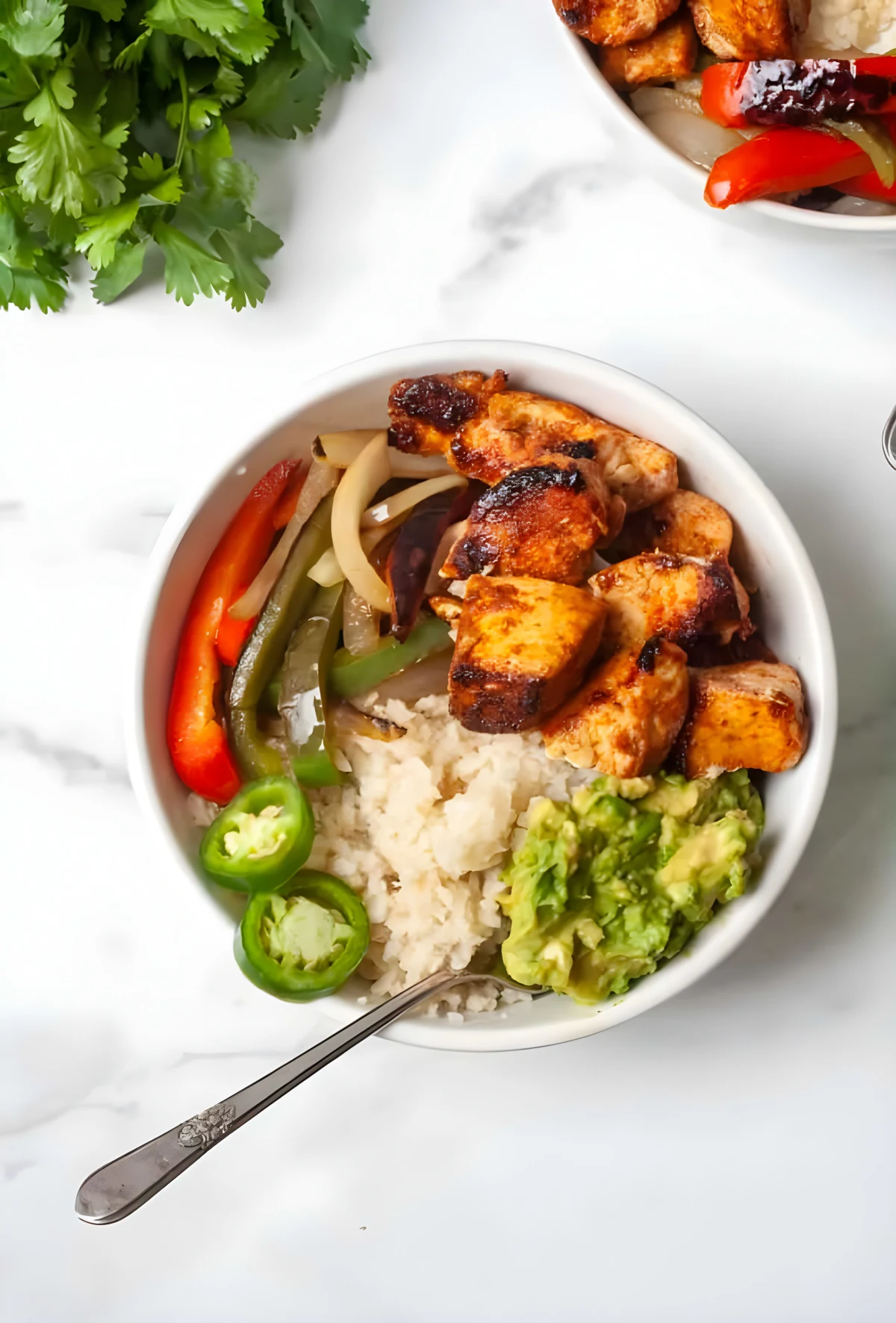 Whole30 Chicken Fajita Bowls