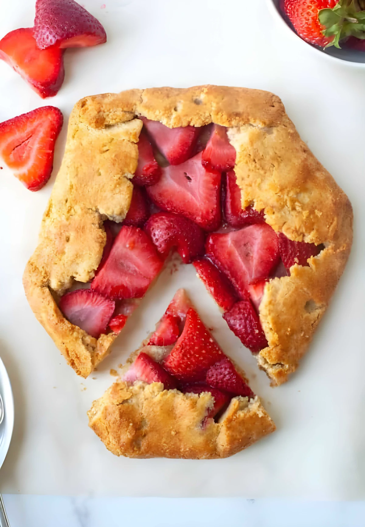Gluten Free Strawberry Galette Recipe