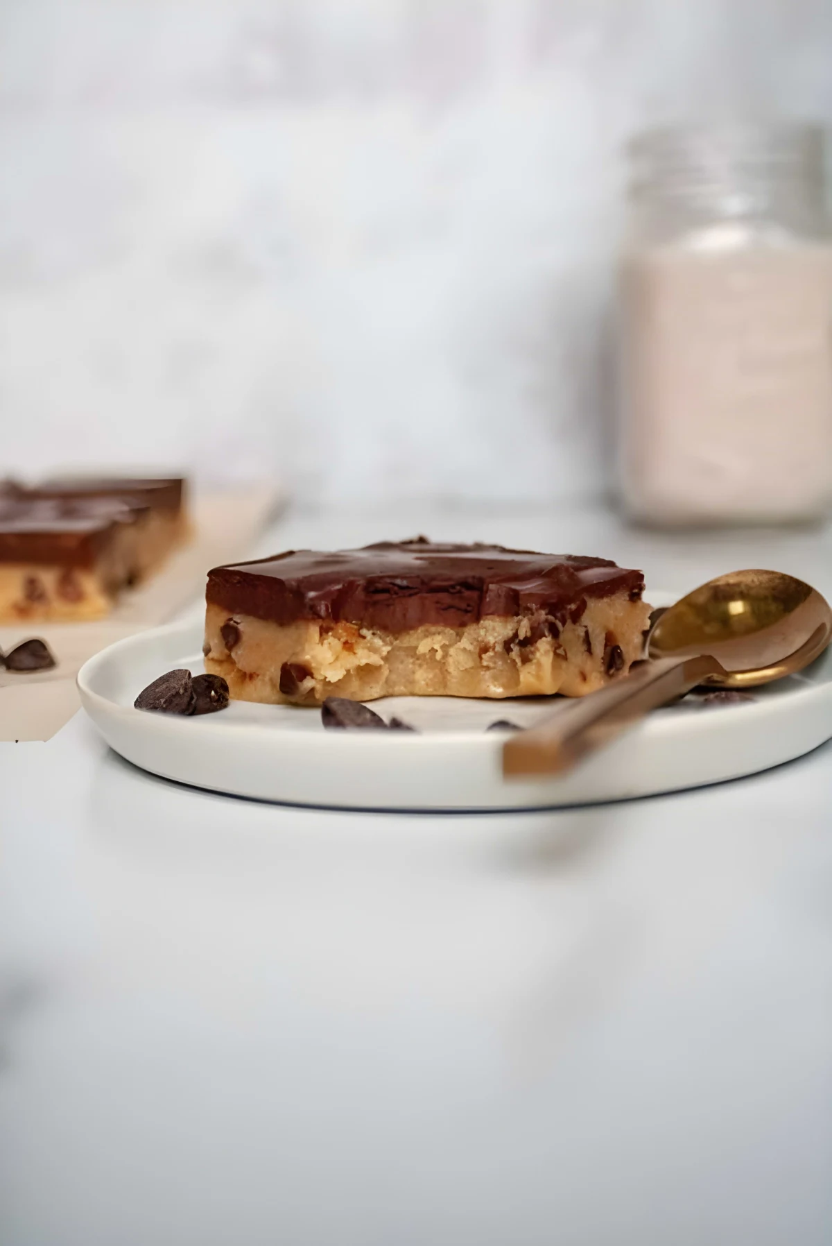 Paleo Vegan Cookie Dough Bars (Healthy)