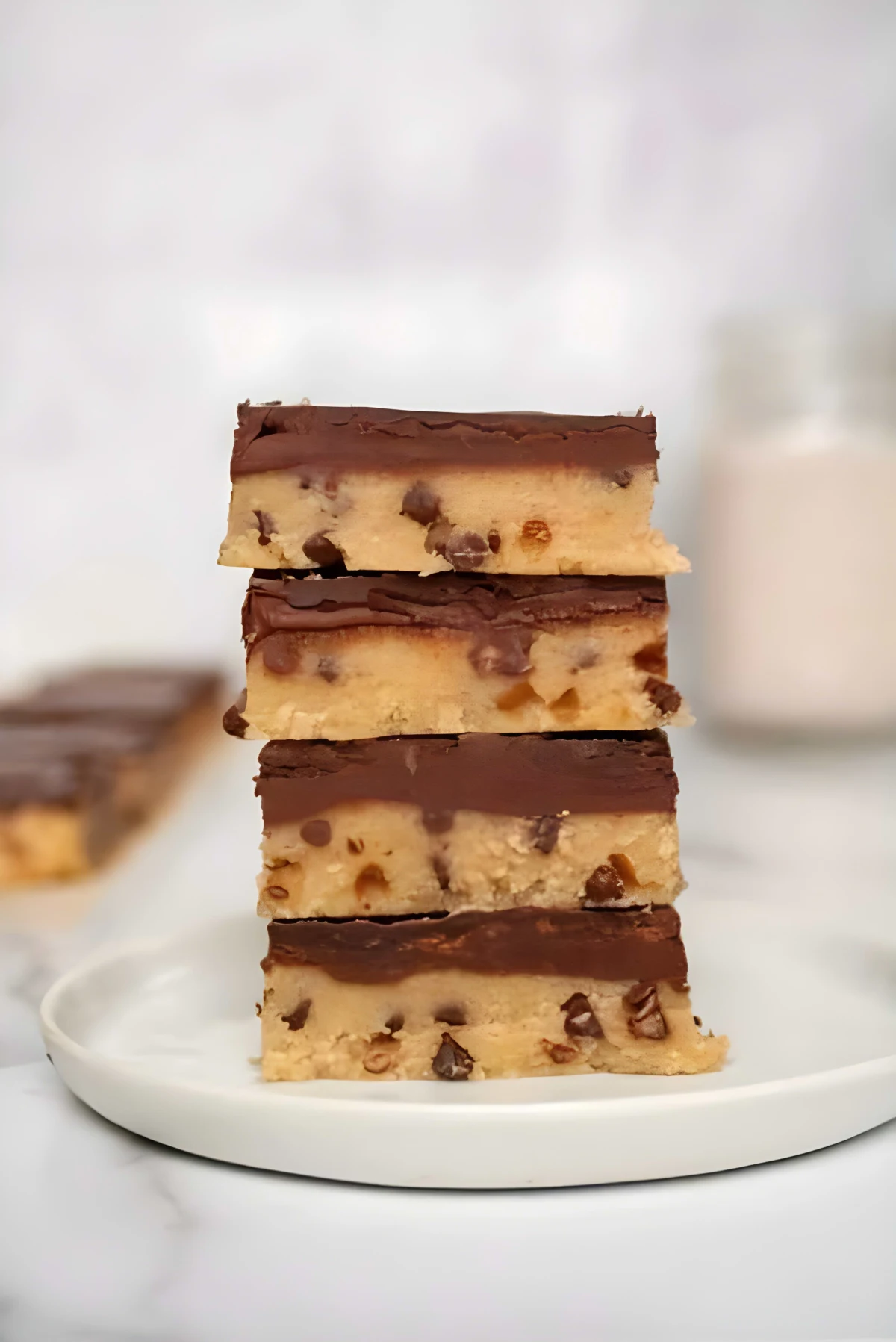 Paleo Vegan Cookie Dough Bars (Healthy)
