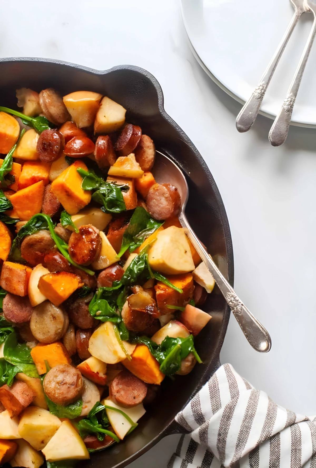 Whole30 Sweet Sausage Hash