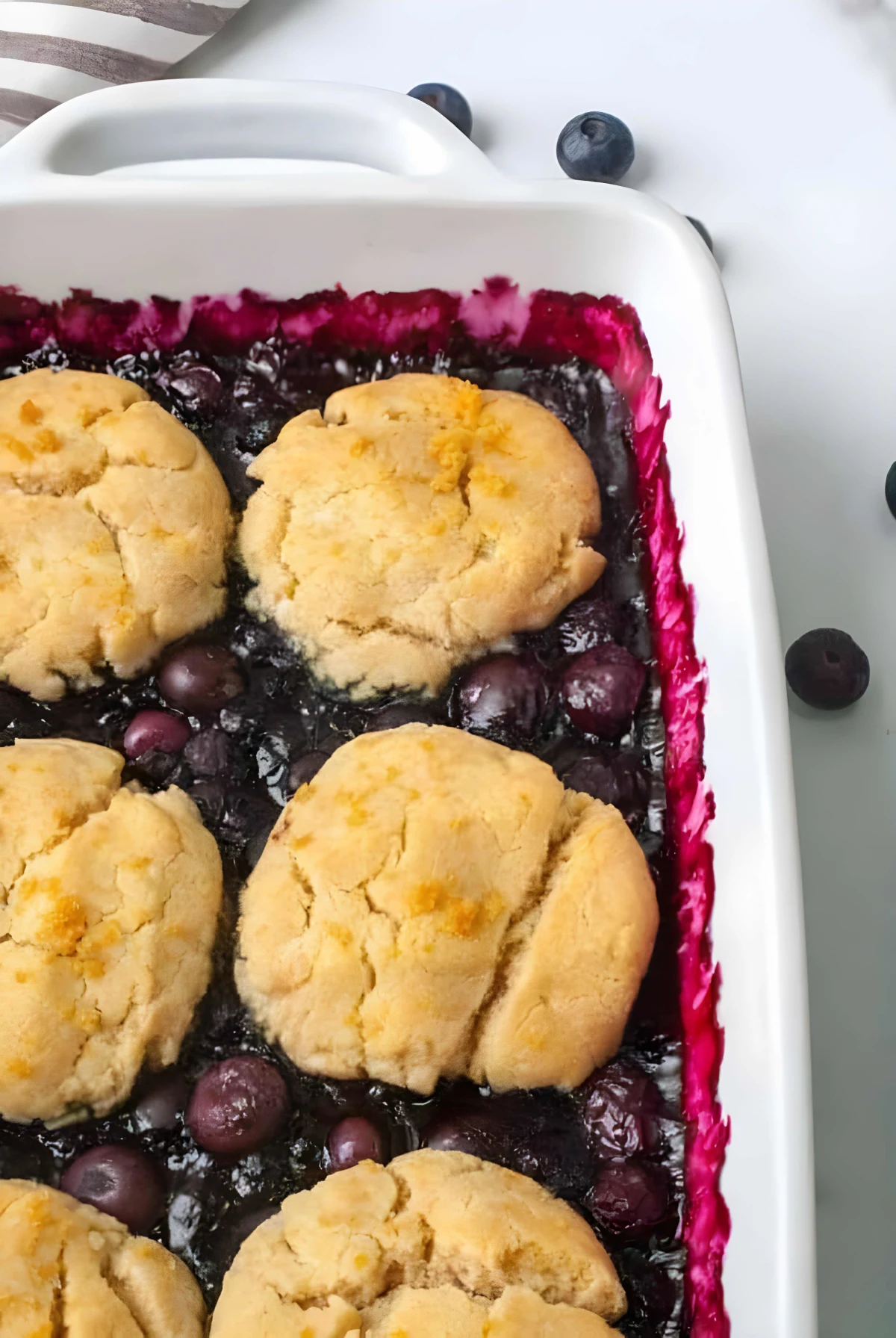 Gluten Free Blueberry Cobbler