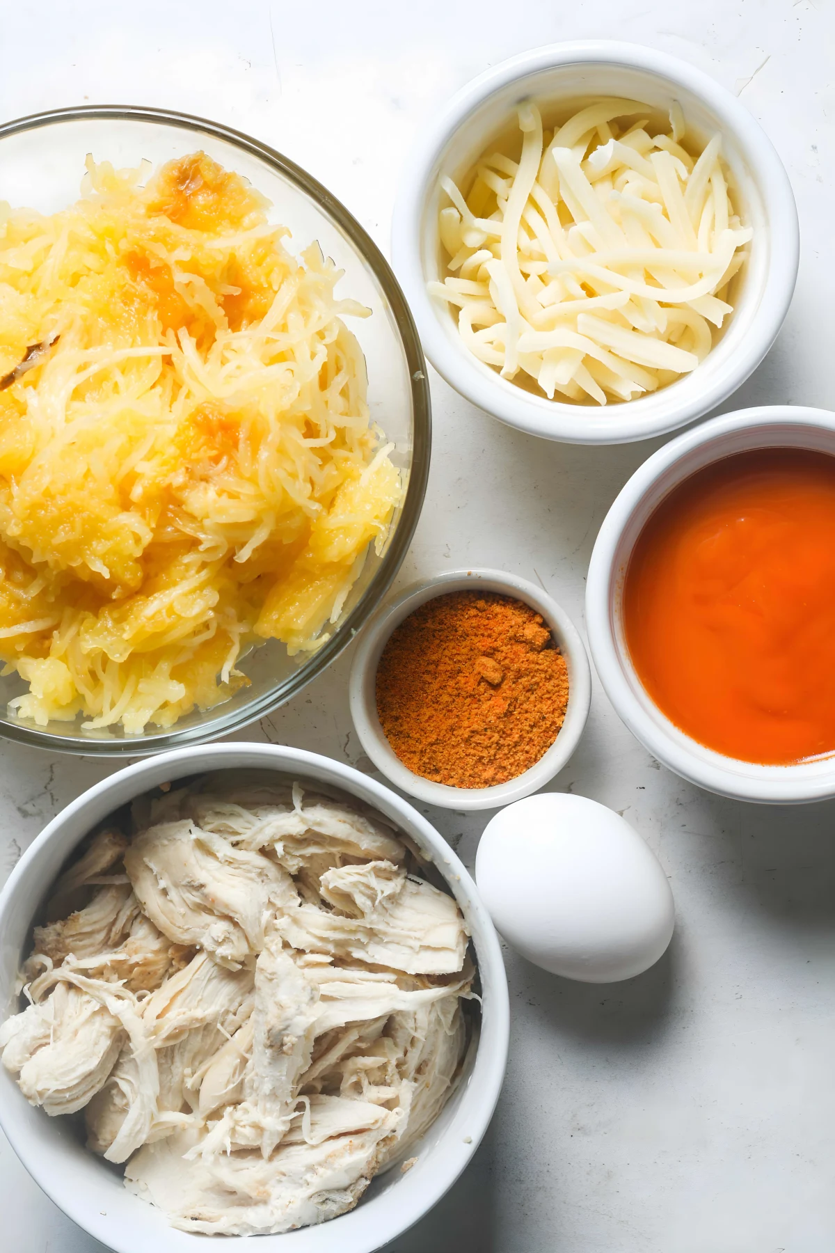 Buffalo Chicken Spaghetti Squash