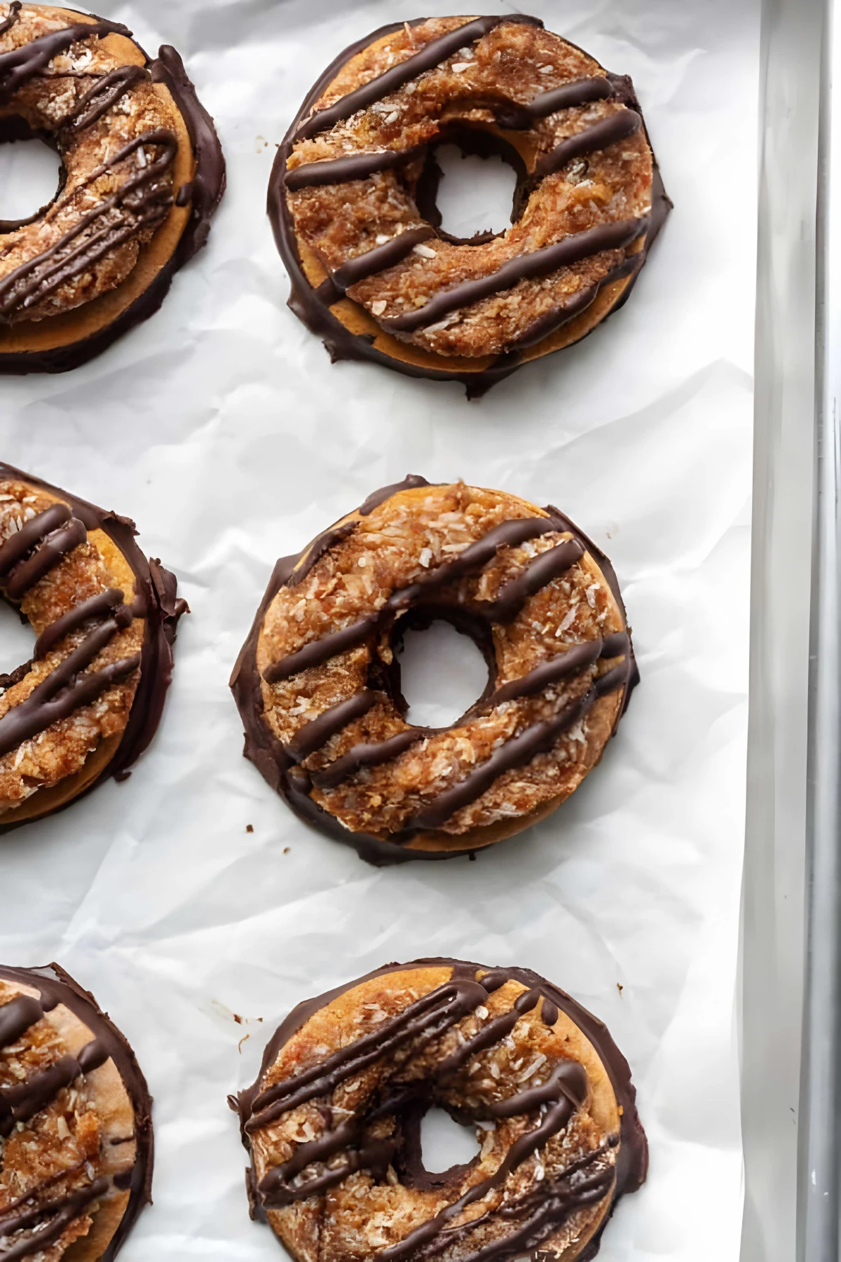 Paleo Gluten Free Samoa Cookies