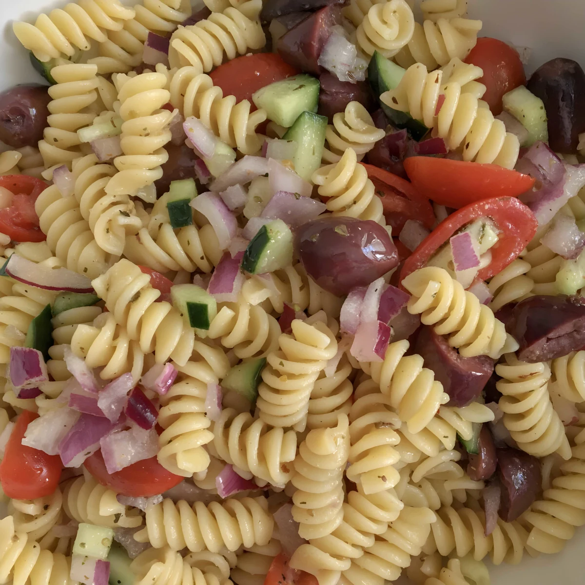 Vegan Greek Pasta Salad