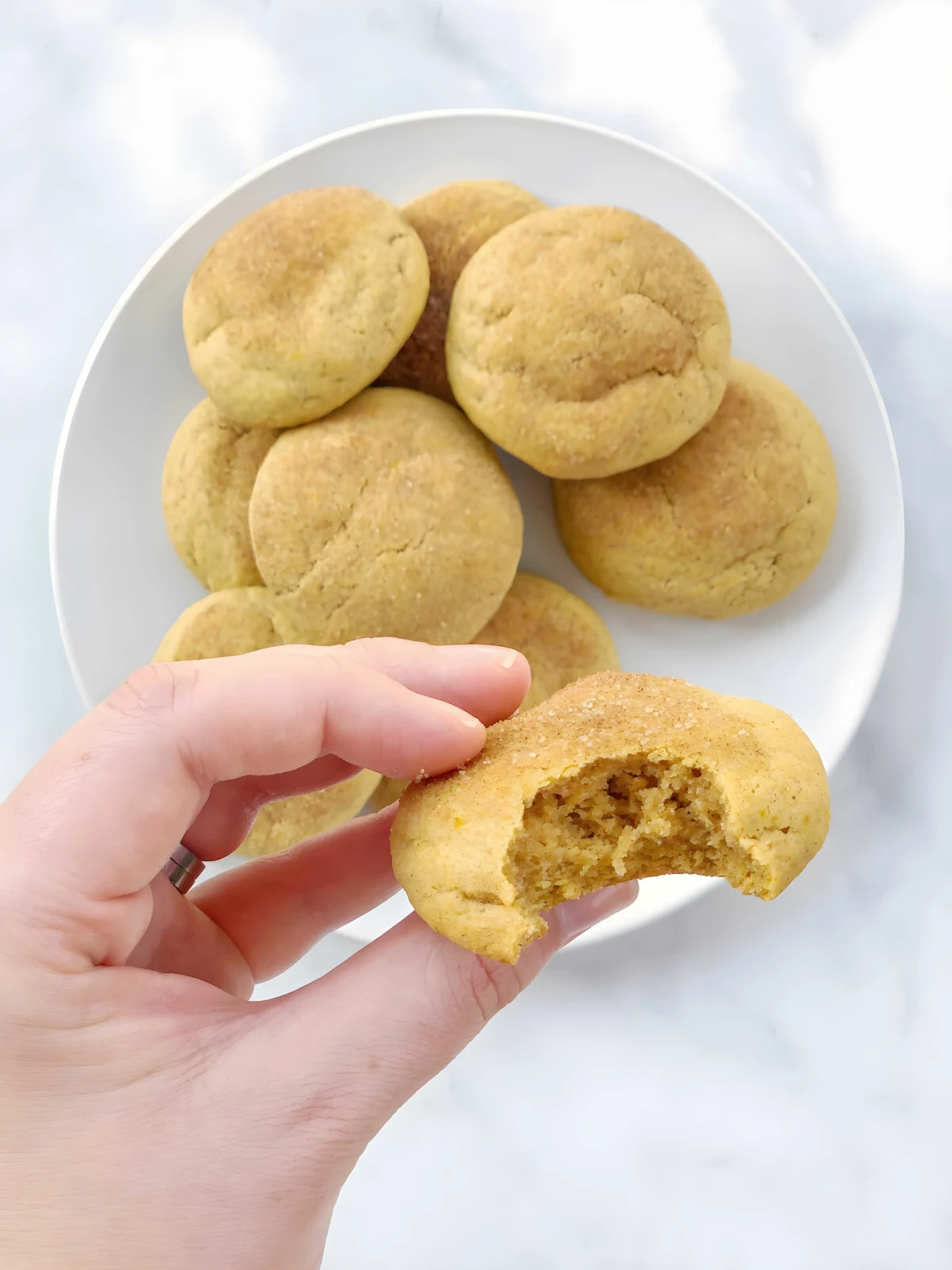 Vegan Pumpkin Sugar Cookies