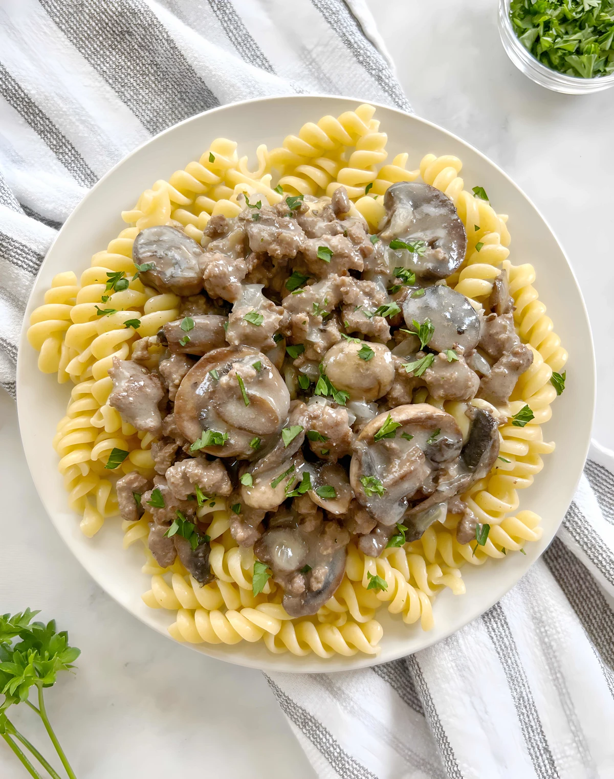 Dairy Free Beef Stroganoff