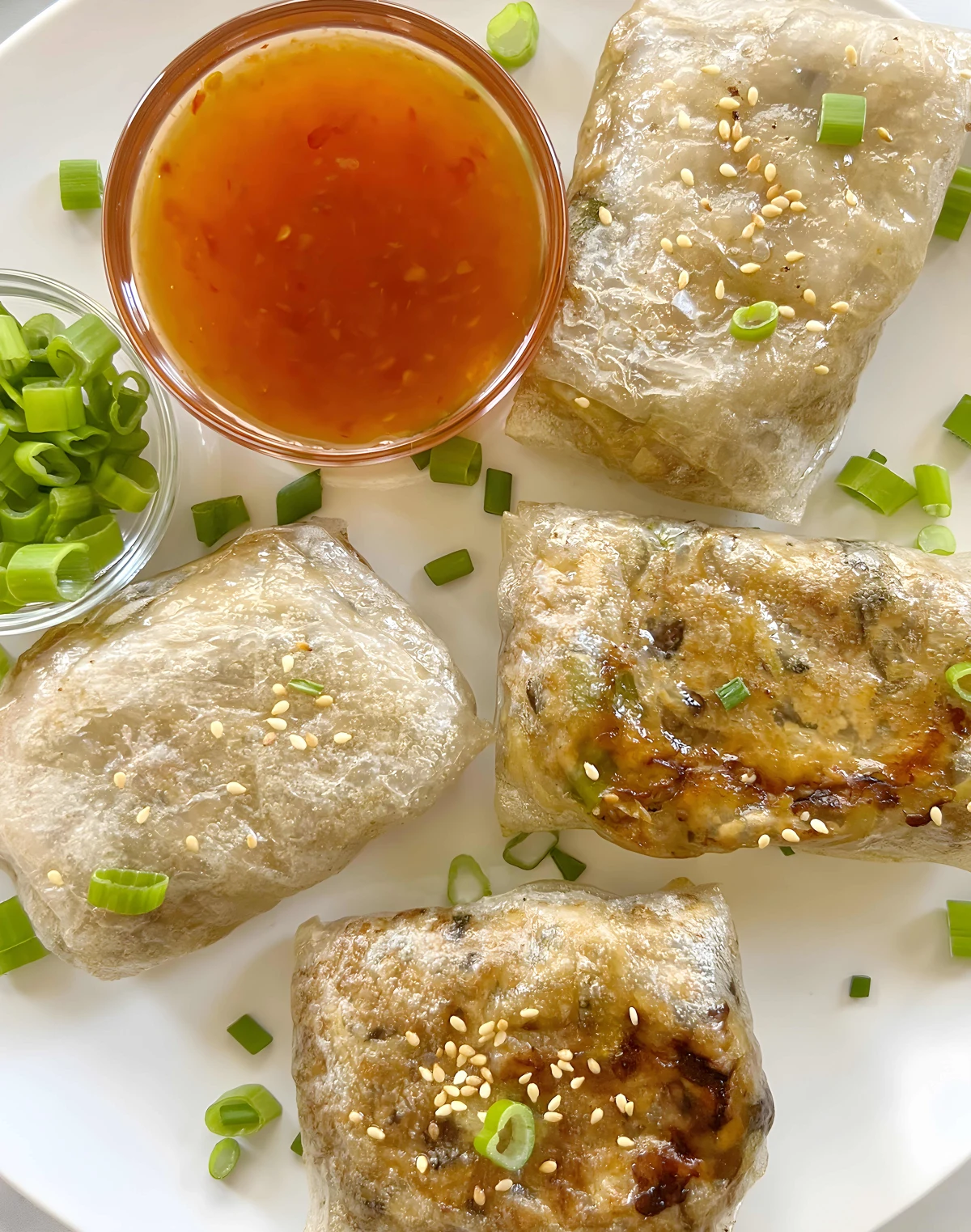 Air Fryer Rice Paper Dumplings