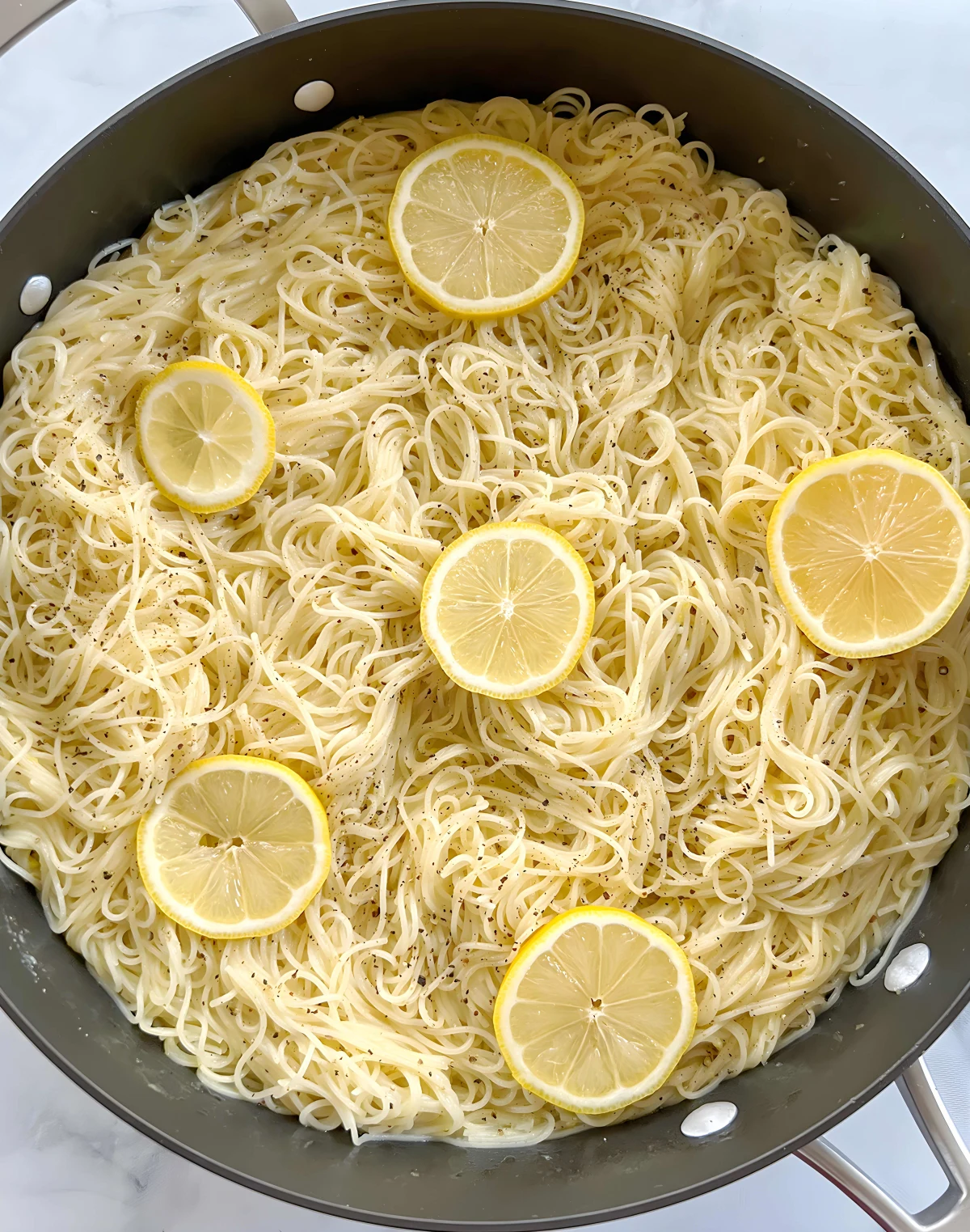 Dairy Free Garlic Lemon Pasta