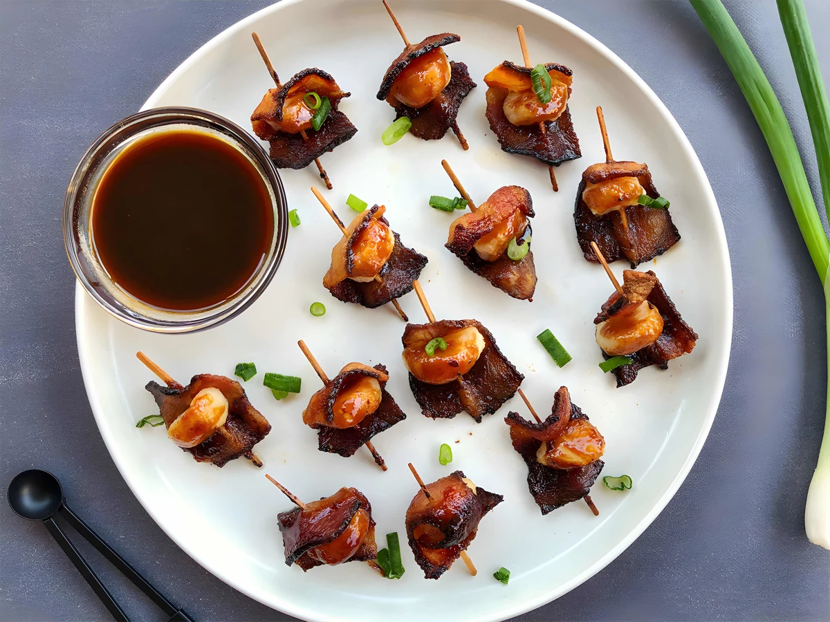 Bacon Wrapped Water Chestnuts