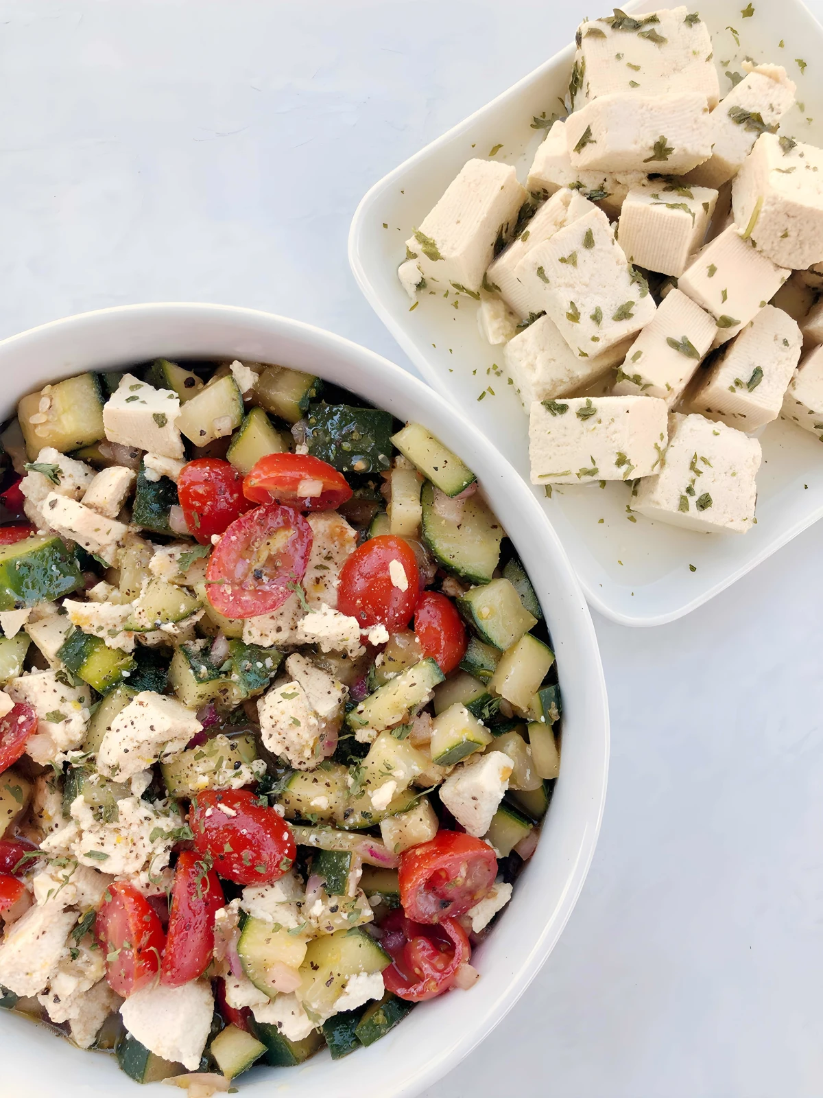Vegan Tofu Feta Cheese