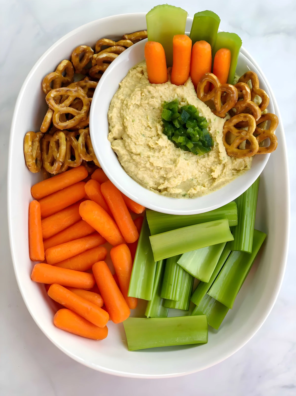 Spicy Roasted Jalapeno Hummus Recipe