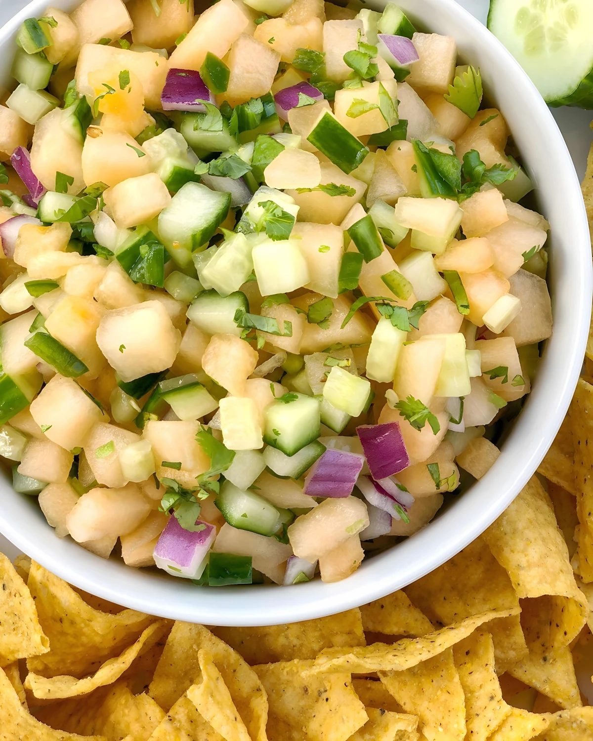 Melon Cucumber Salsa