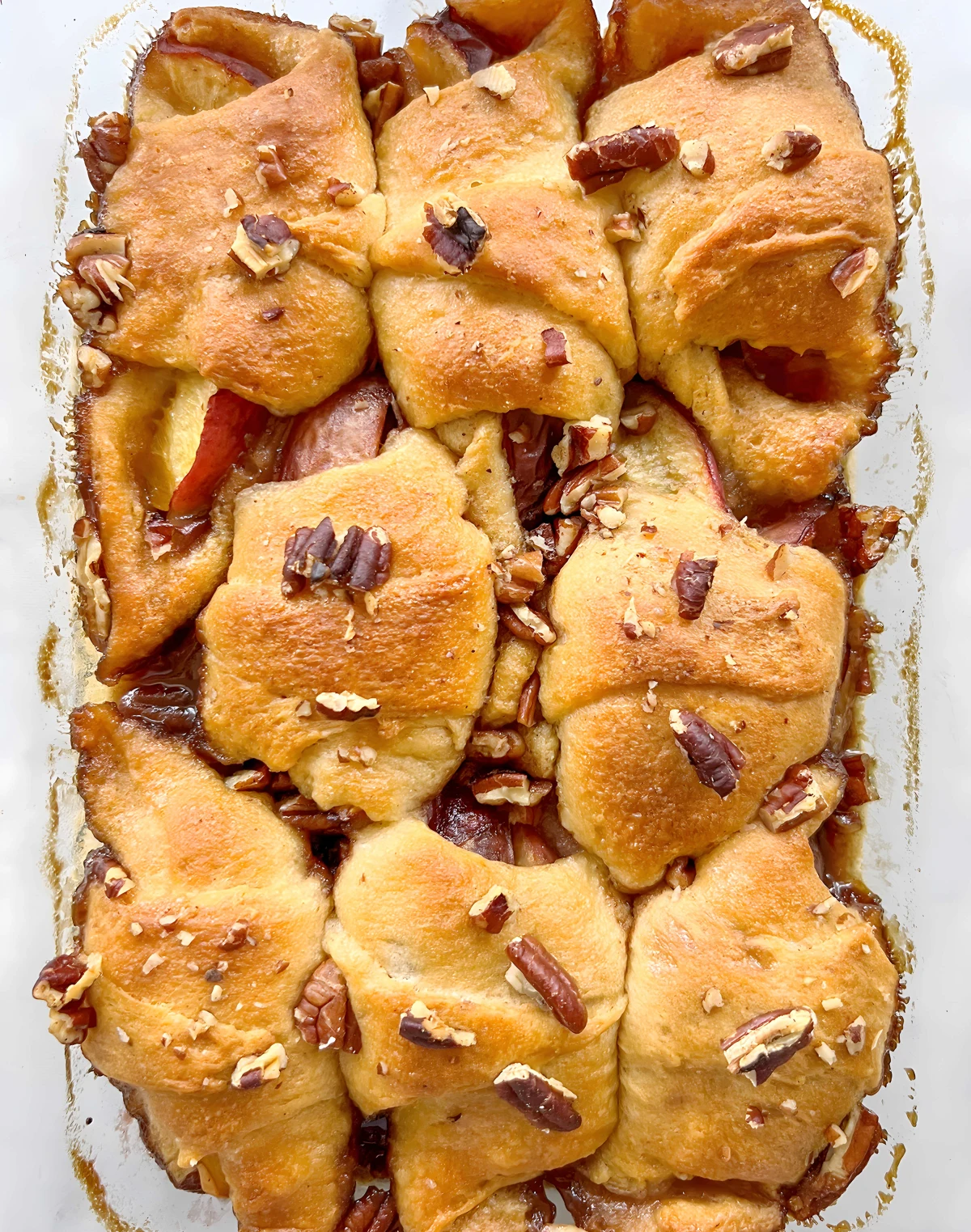 Peach Dumplings with Crescent Rolls