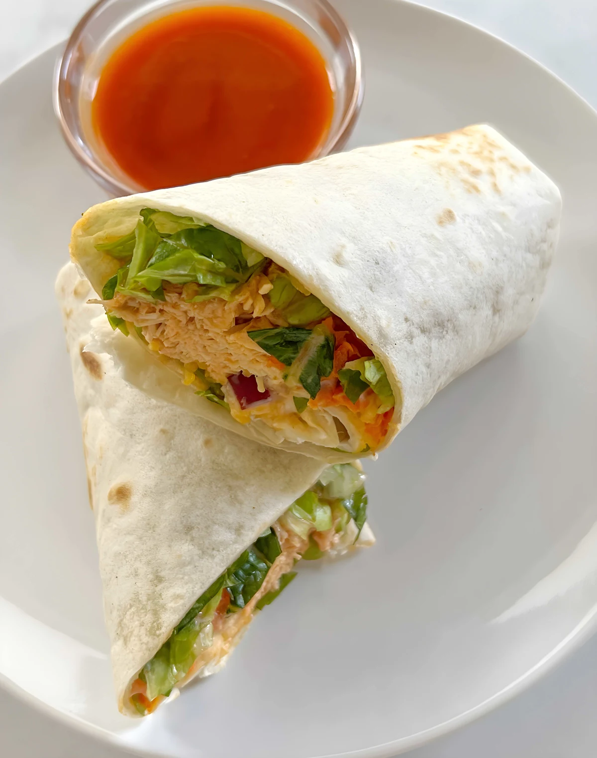 Dairy Free Buffalo Chicken Wraps