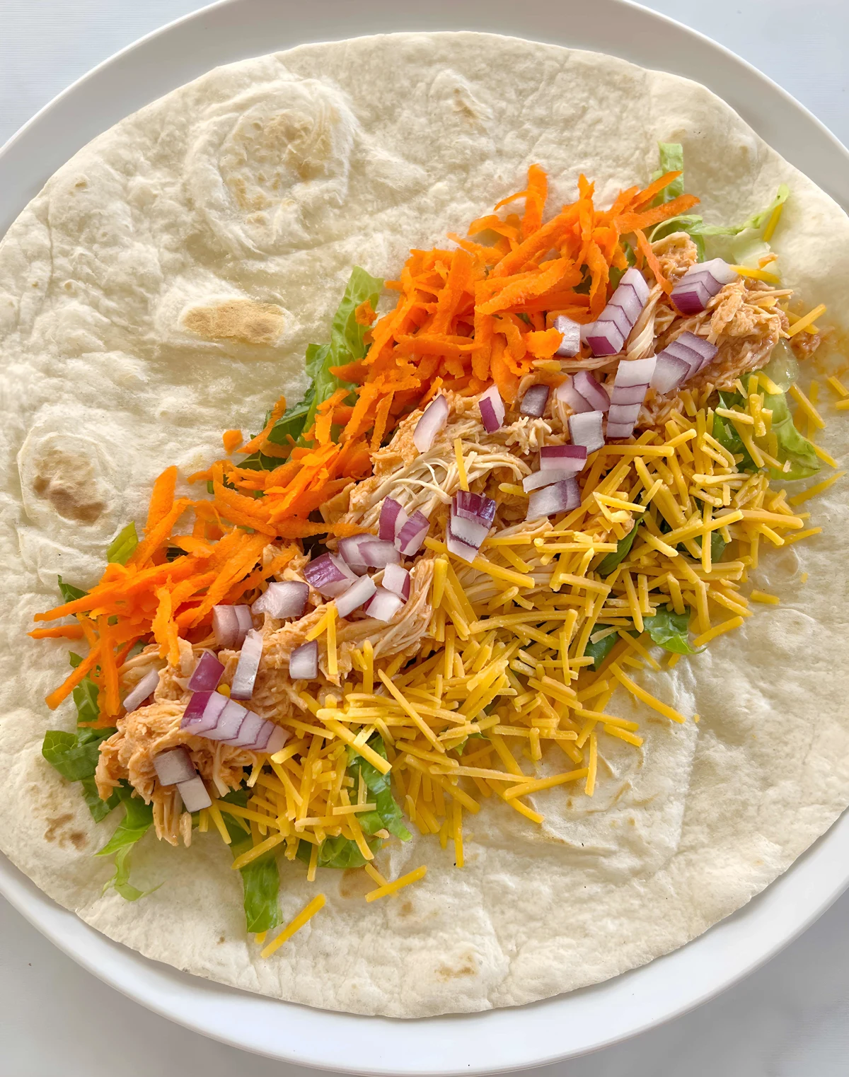 Dairy Free Buffalo Chicken Wraps