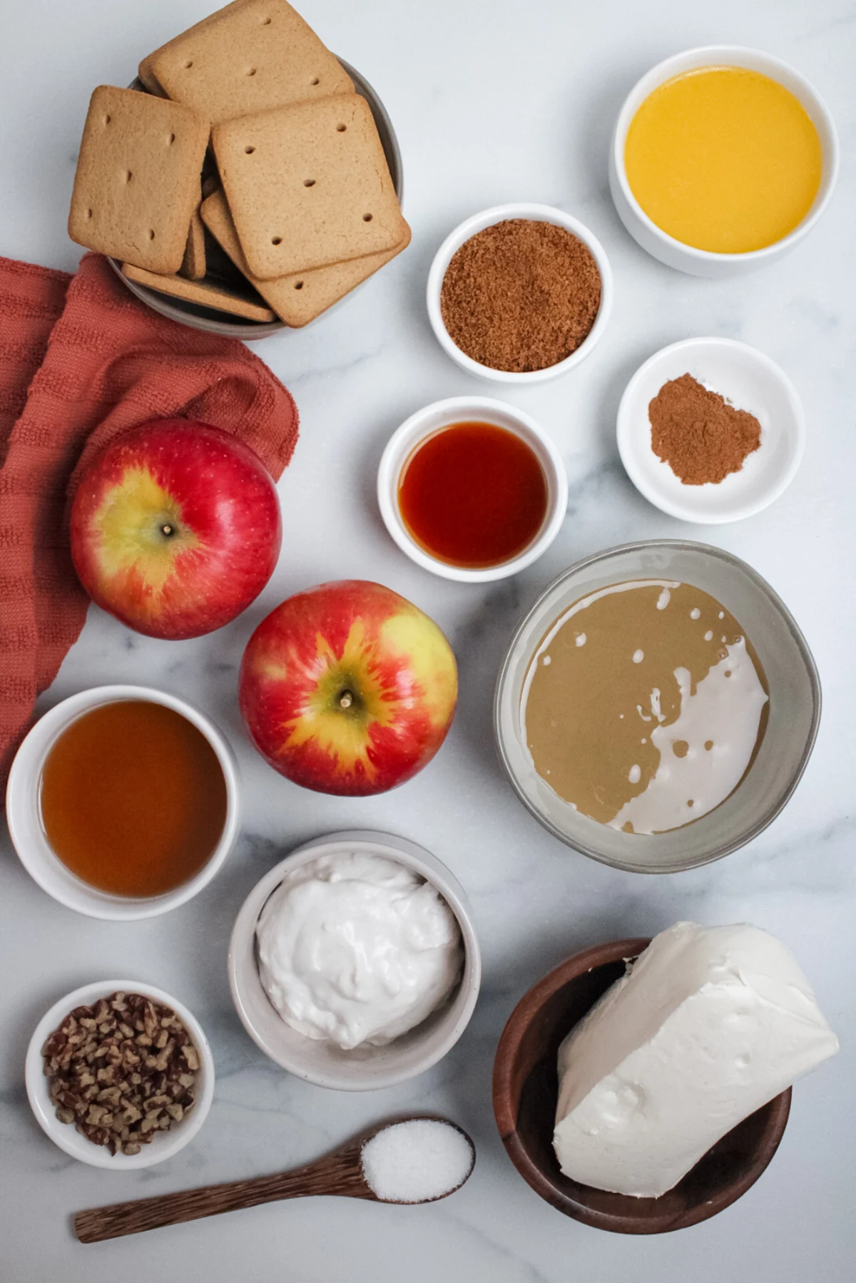 Vegan Caramel Apple Cheesecake Parfaits