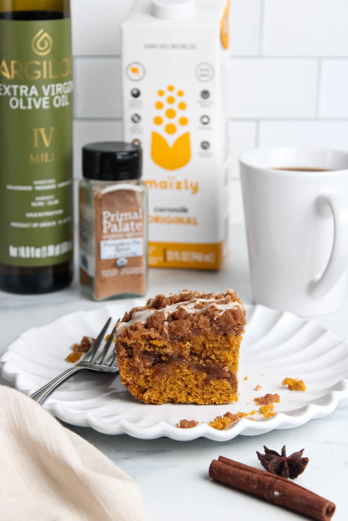 Vegan Pumpkin Coffee Cake