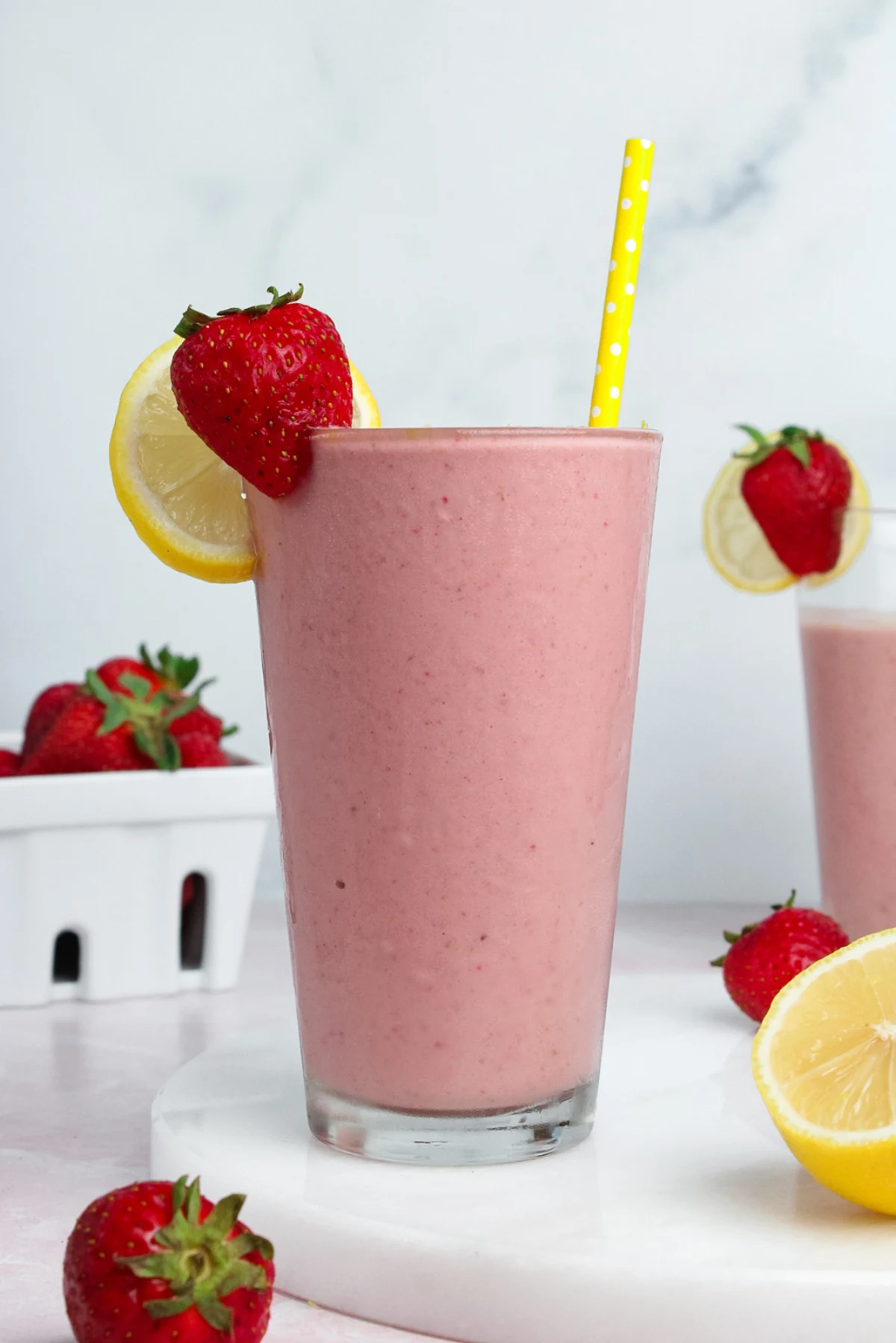 Strawberry Lemonade Protein Smoothie