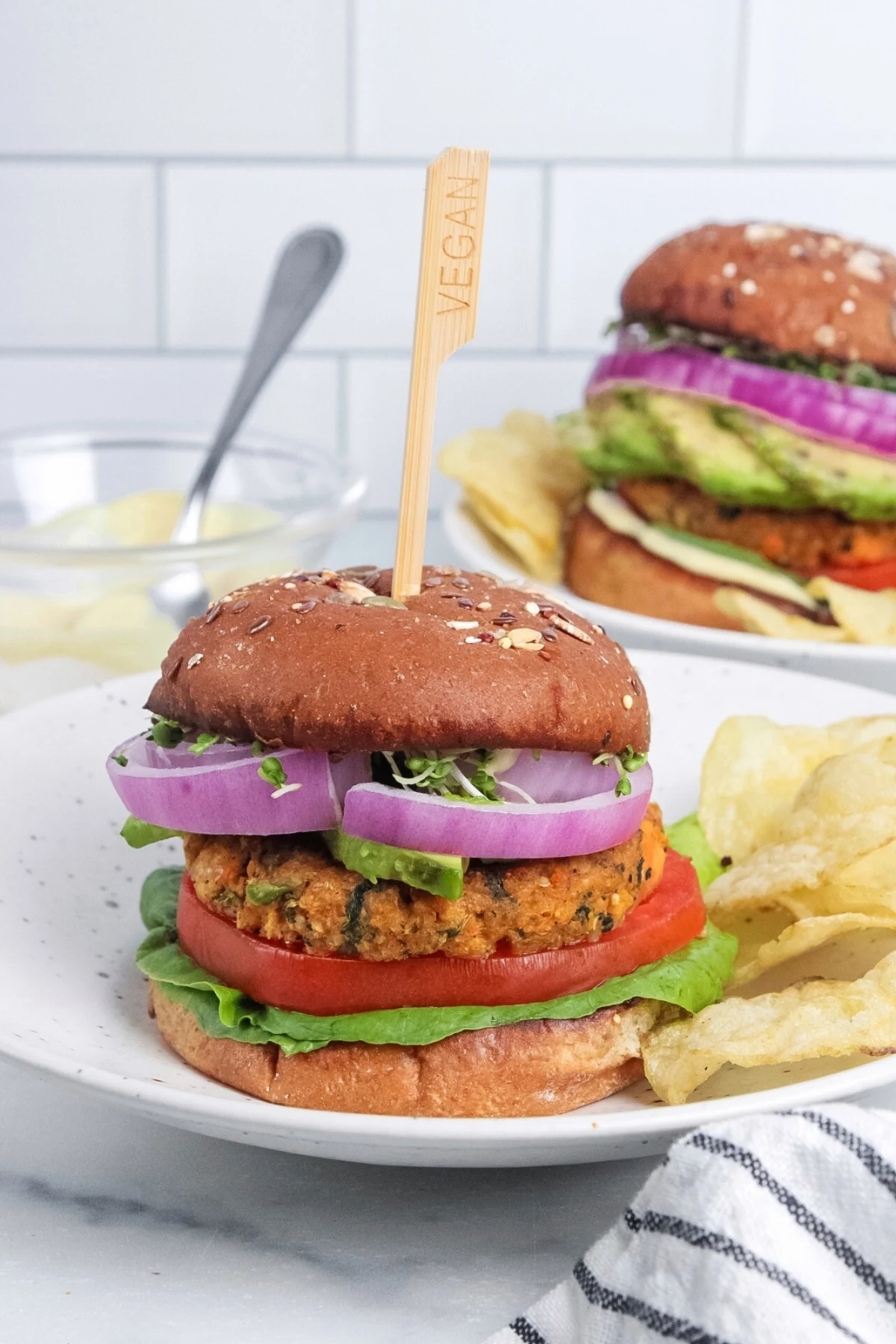 California-Style Veggie Burgers