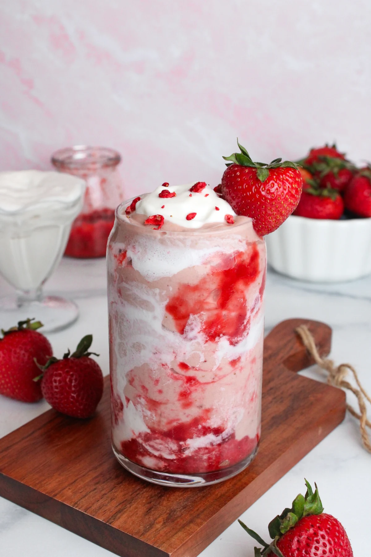 Strawberry Glaze Smoothie (Erewhon Copycat)