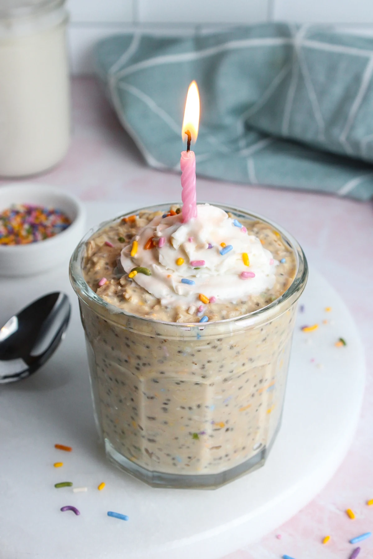 Birthday Cake Overnight Oats