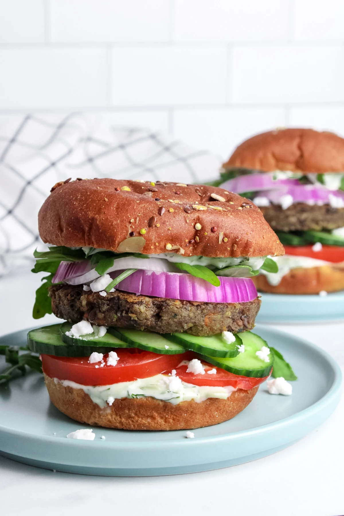 Mediterranean Veggie Burgers