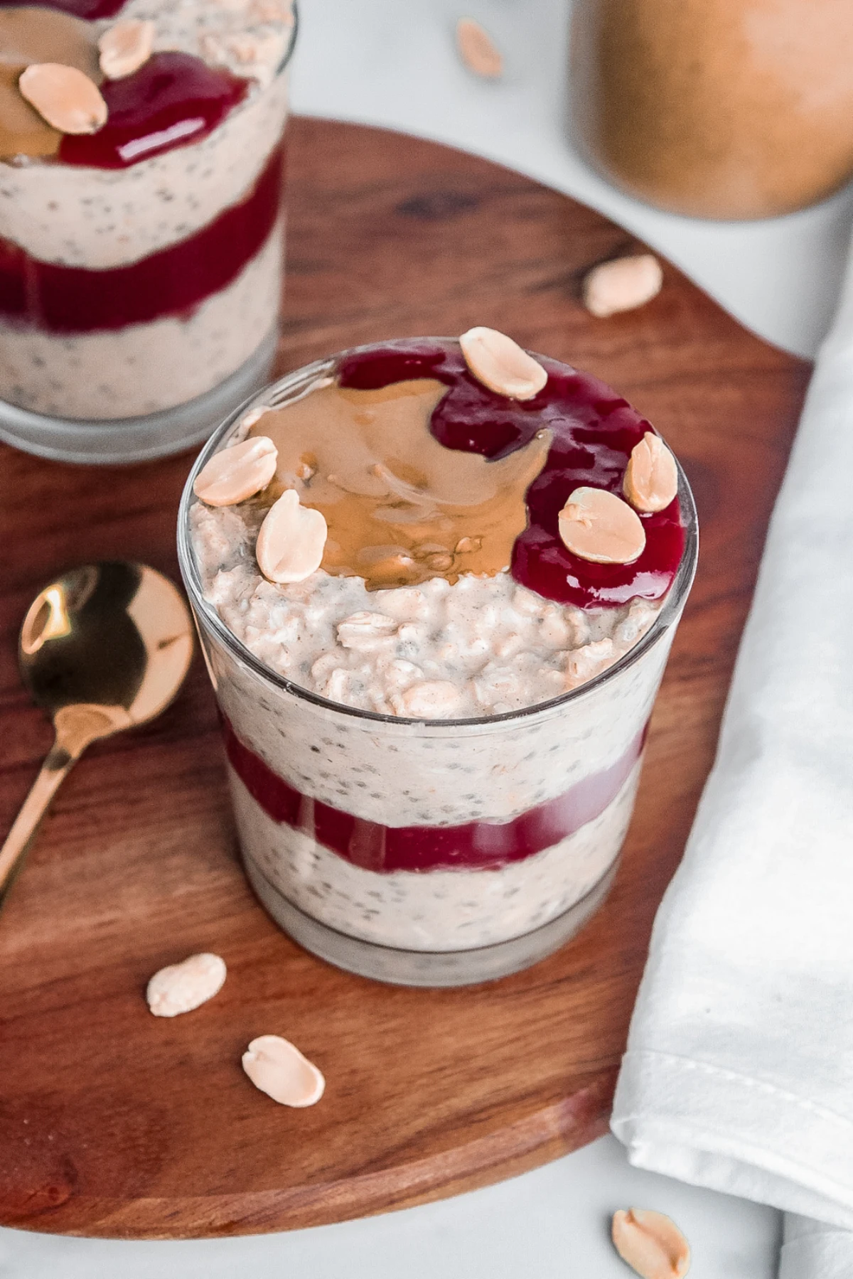 PB&J Overnight Oats