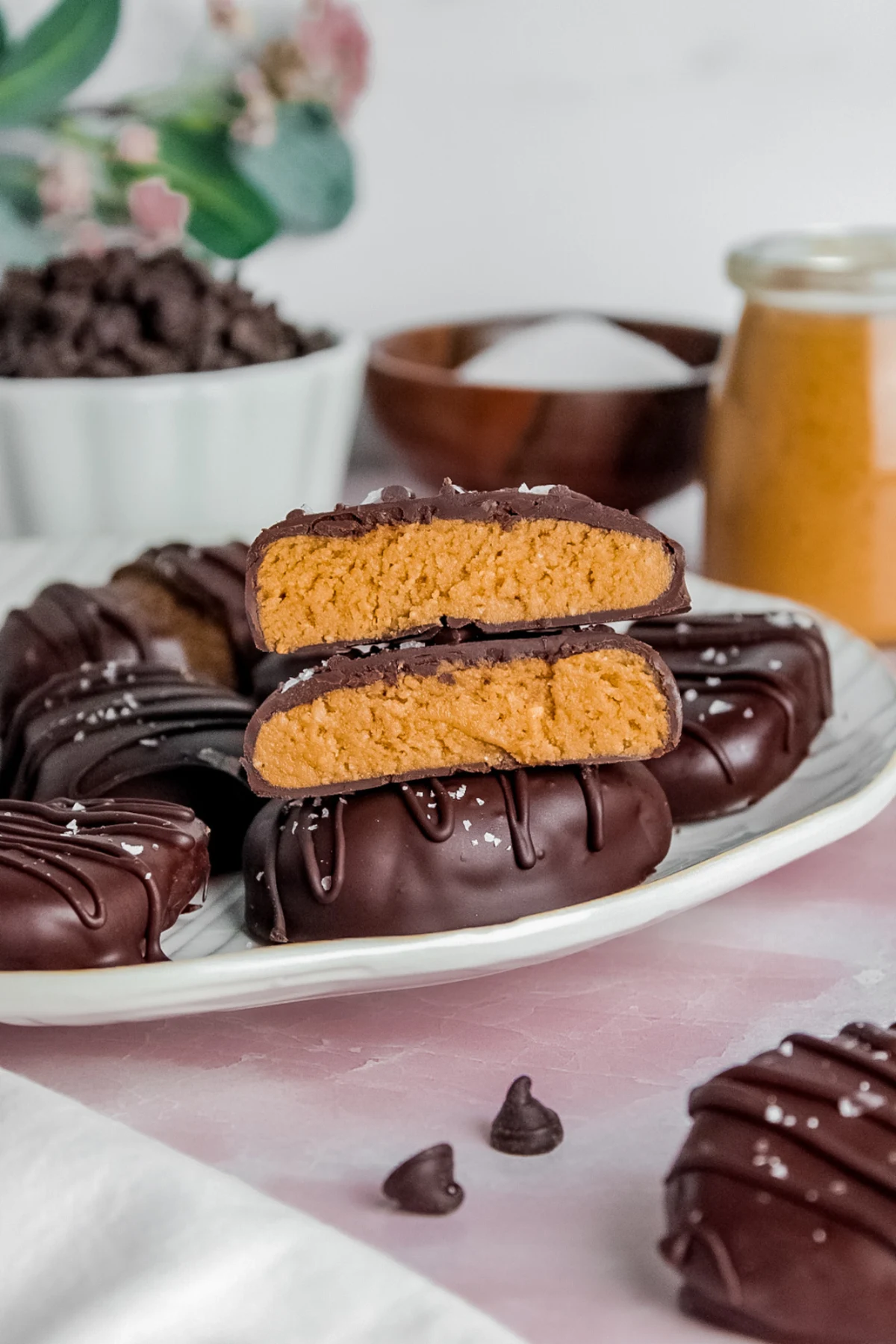 Healthy Reese's Eggs