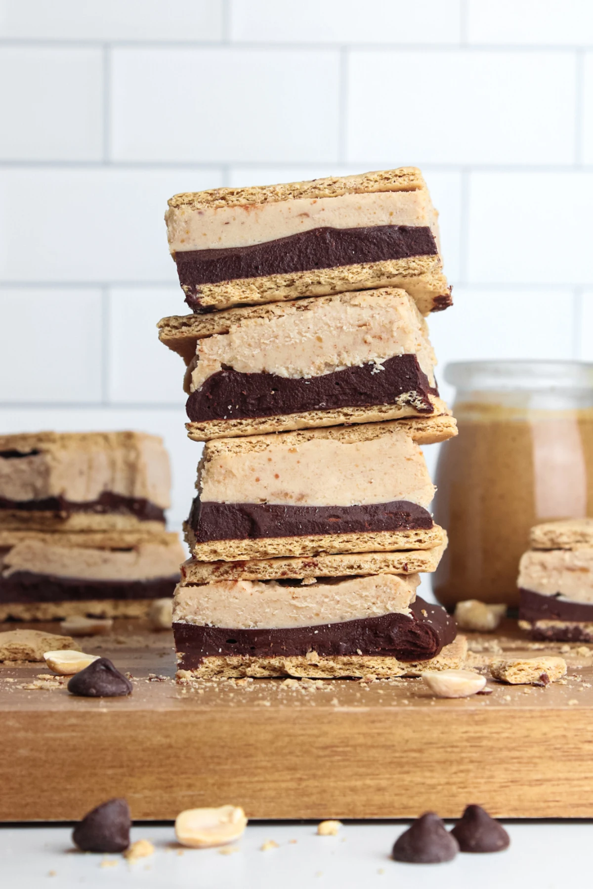 Frozen Peanut Butter S'mores