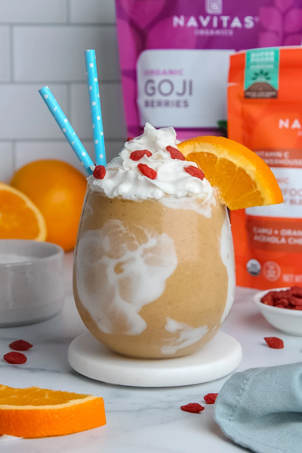 Orange Creamsicle Protein Smoothie