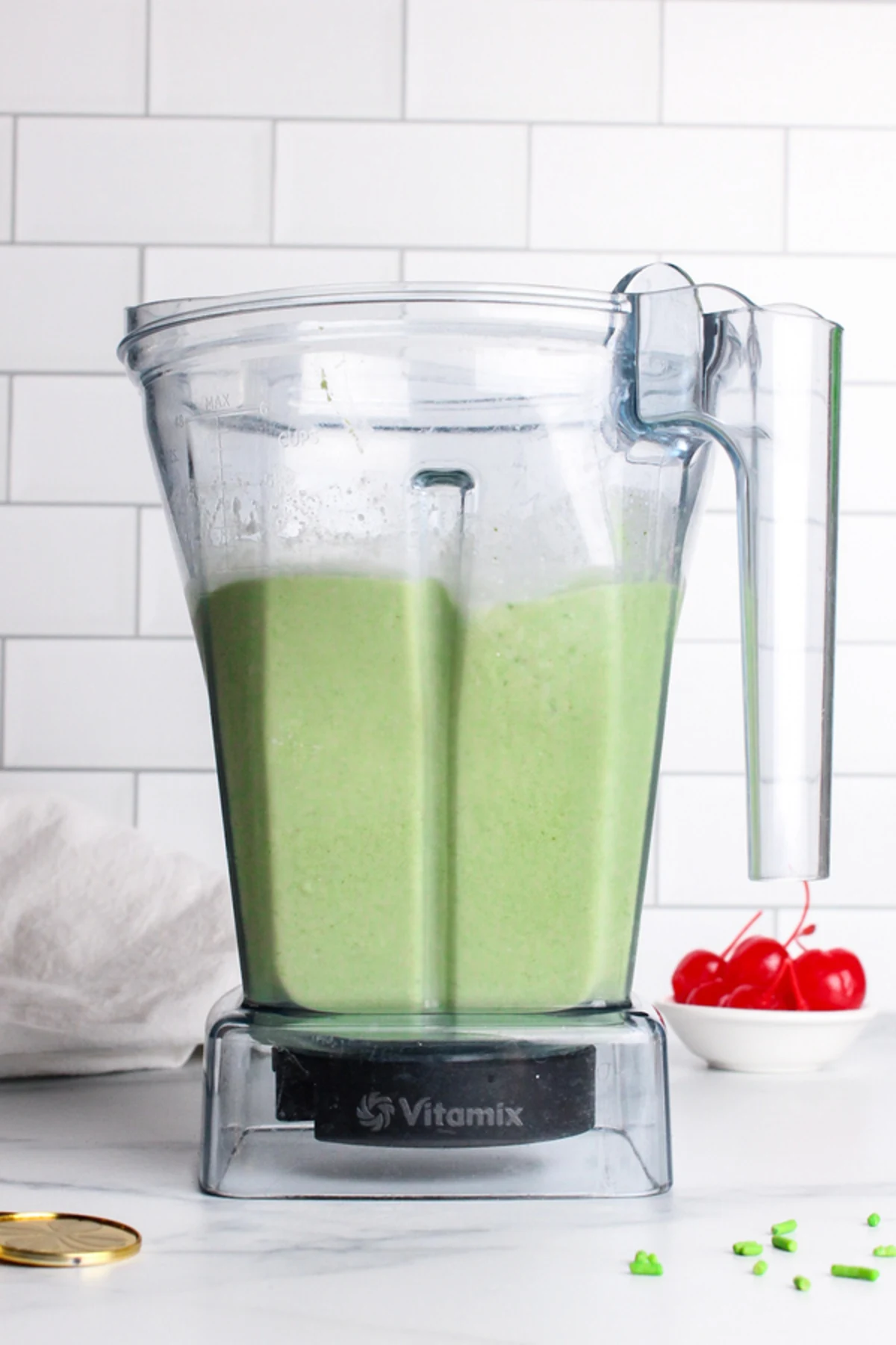Healthy Vegan Shamrock Shake