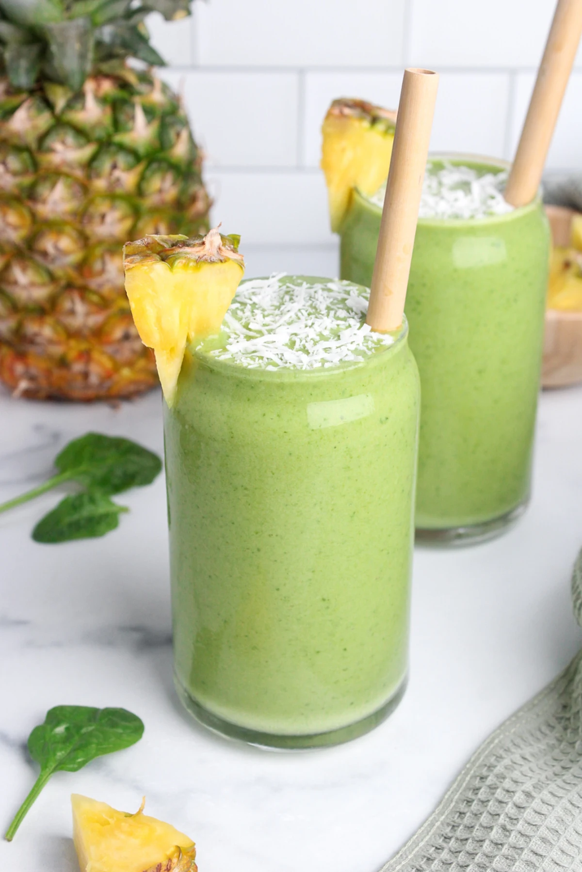 Pineapple Protein Green Smoothie