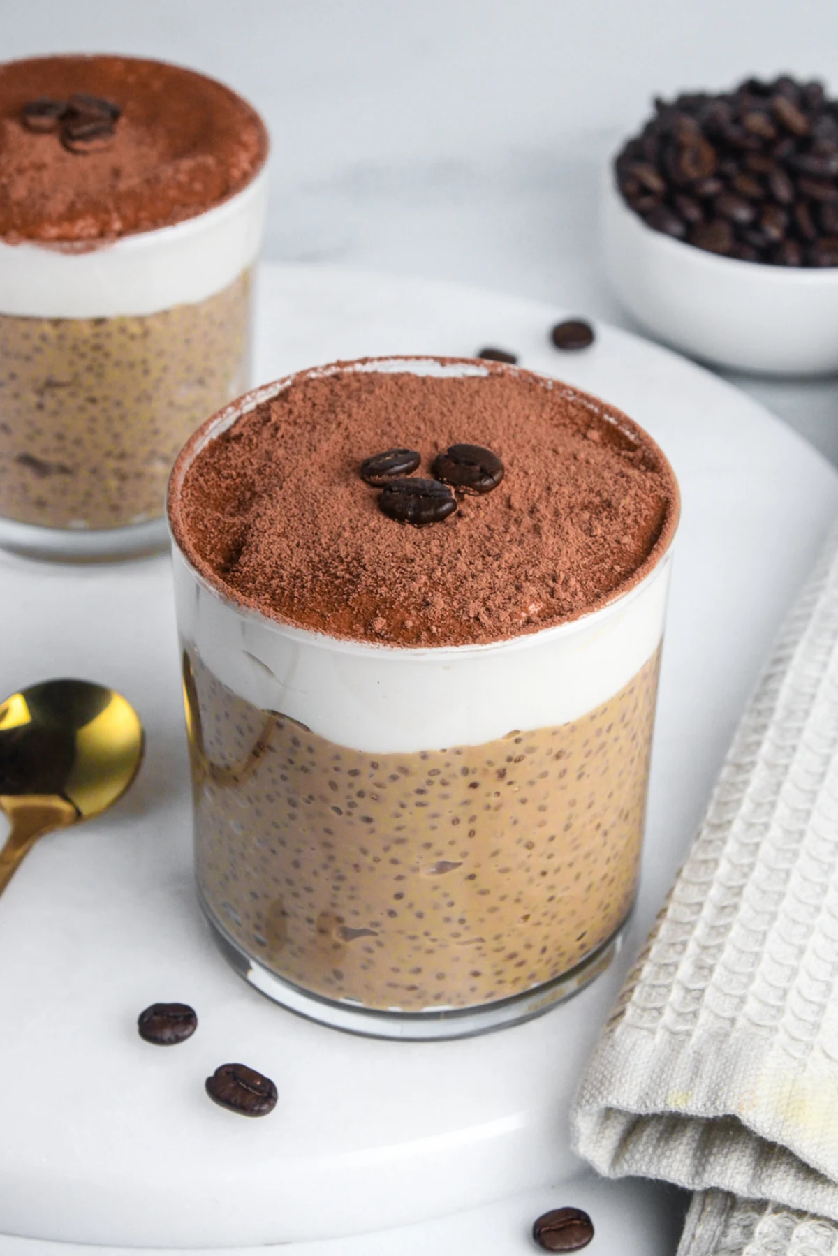 Tiramisu Chia Pudding