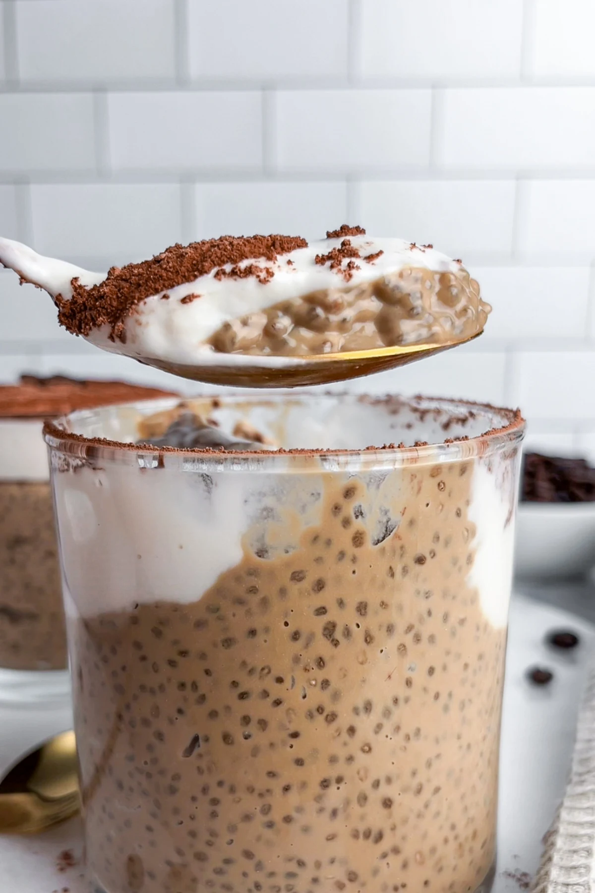 Tiramisu Chia Pudding