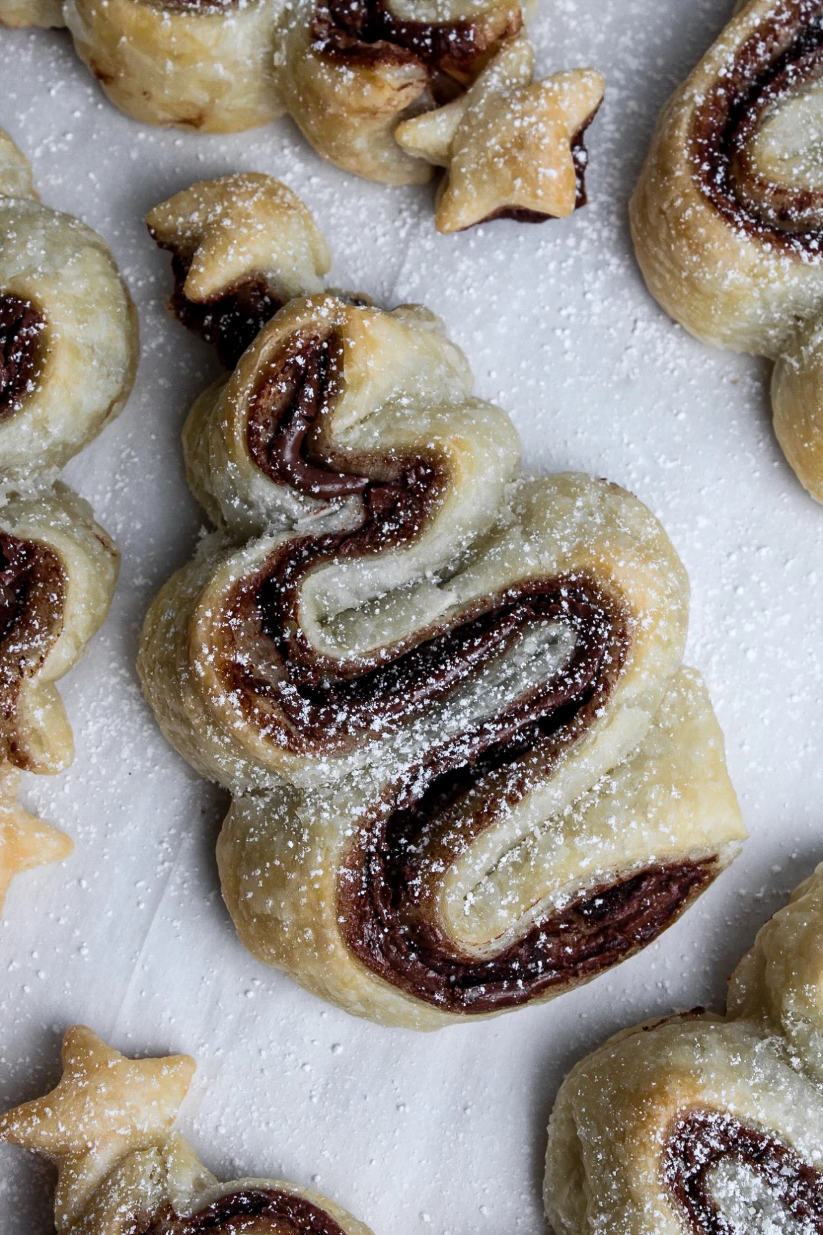 Puff Pastry Christmas Trees