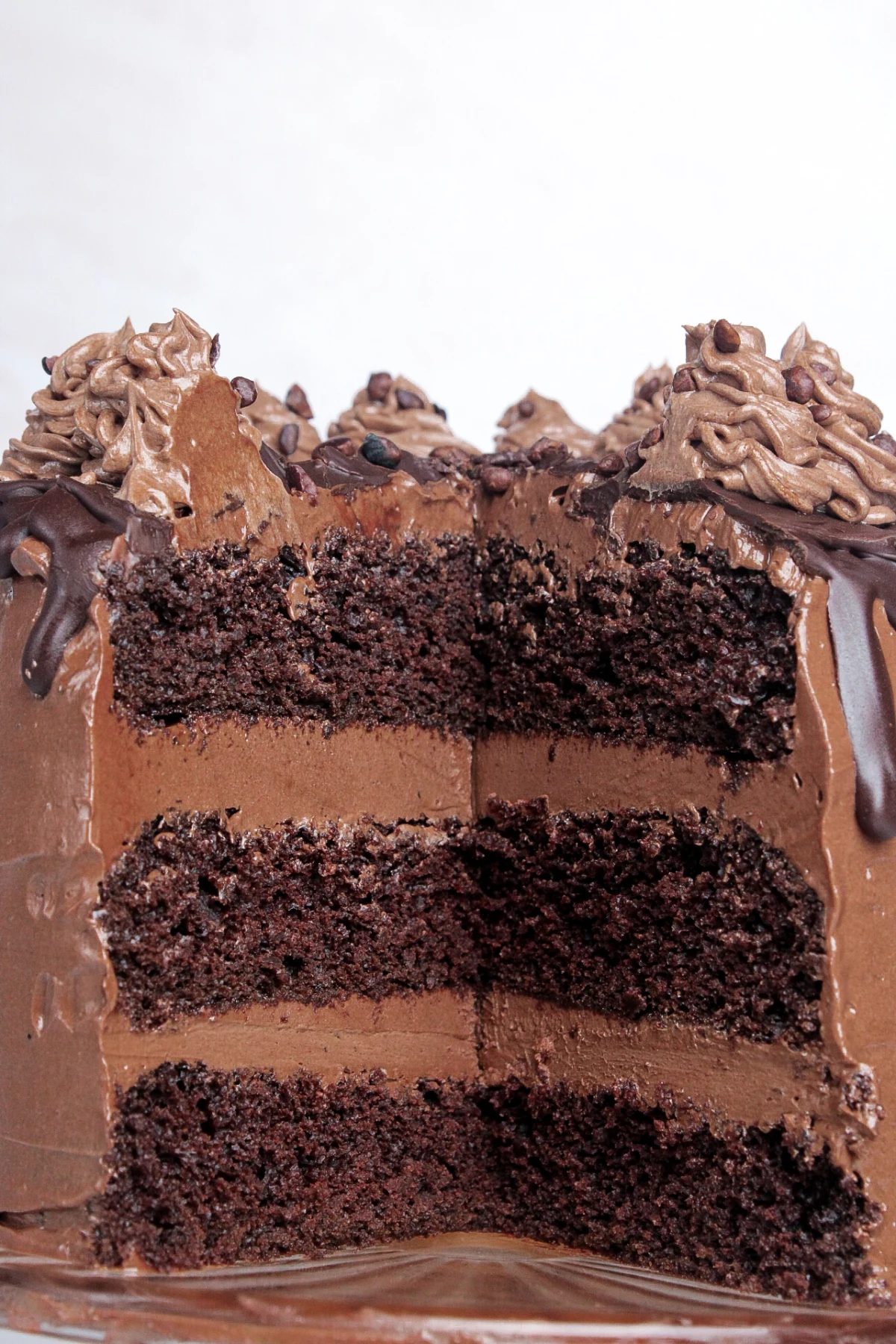 Vegan Triple Chocolate Cake