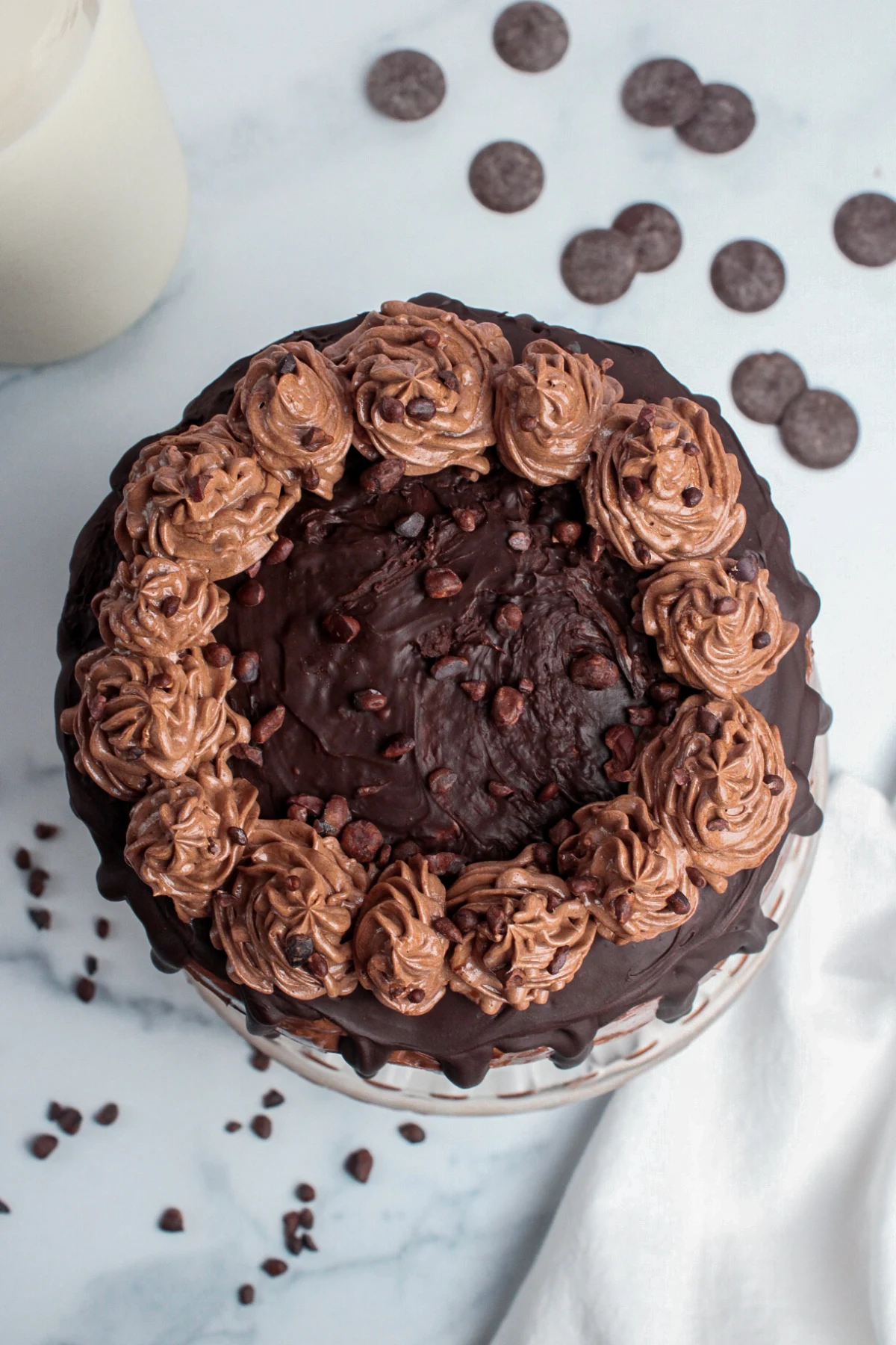 Vegan Triple Chocolate Cake