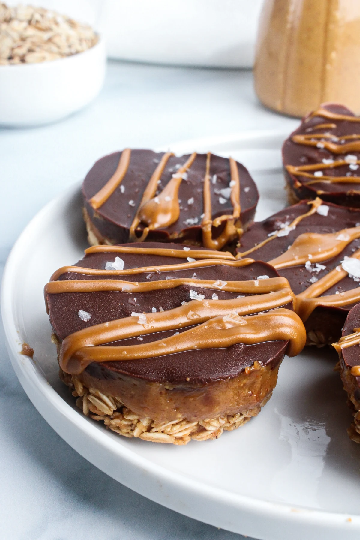 Chocolate Peanut Butter Oat Cups