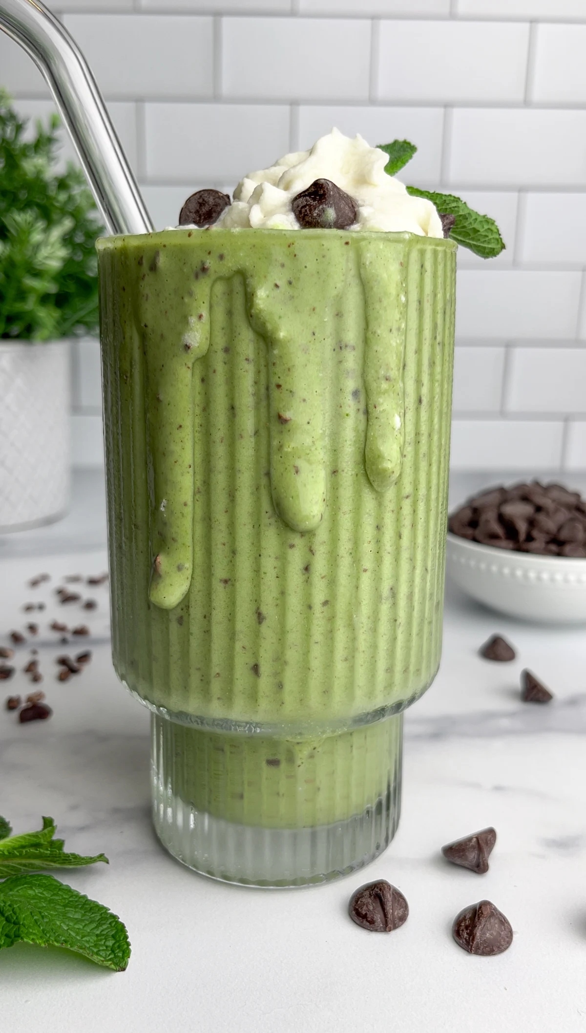 Mint Chocolate Chip Smoothie