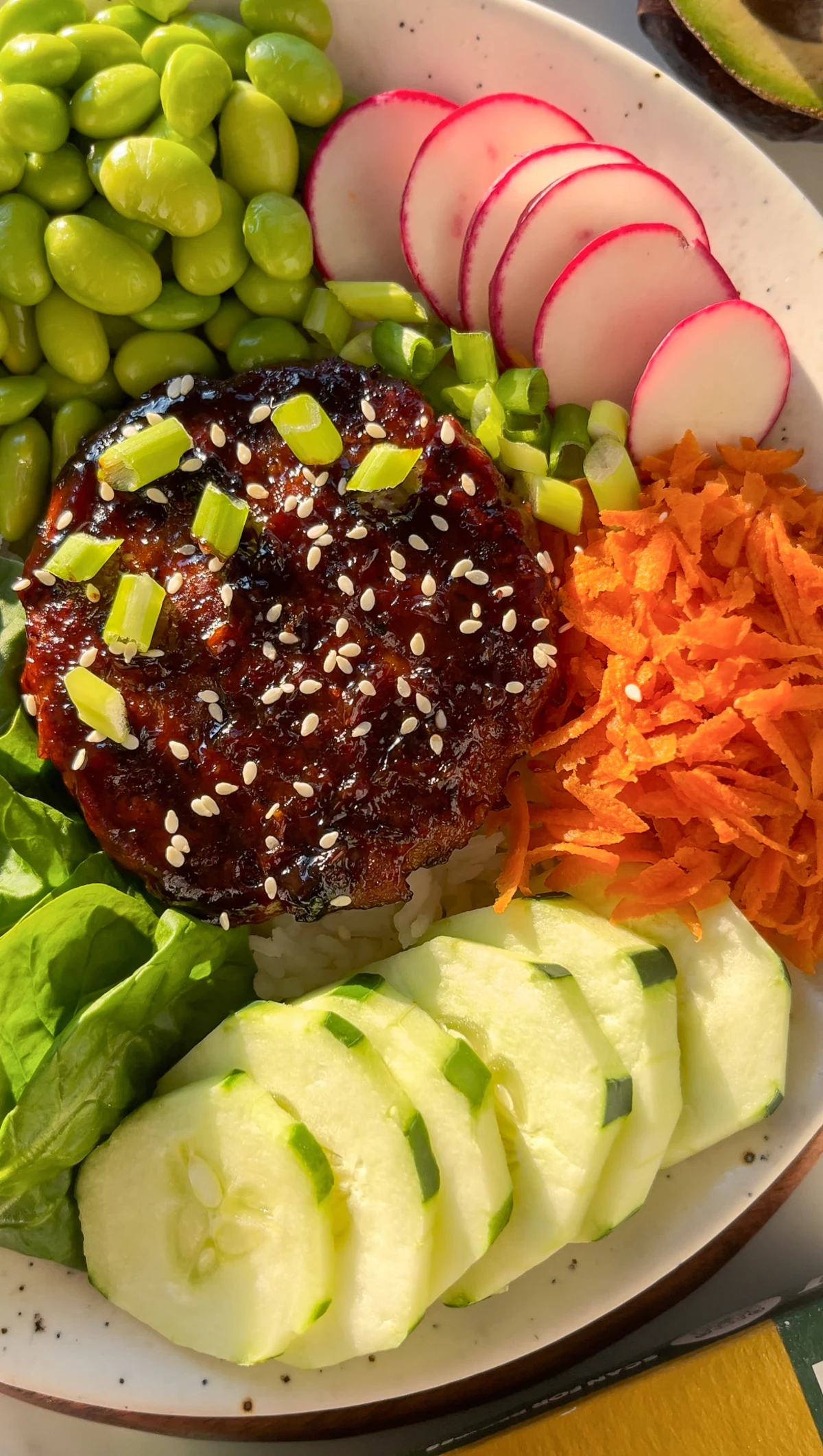 Vegan Teriyaki Burger Bowl