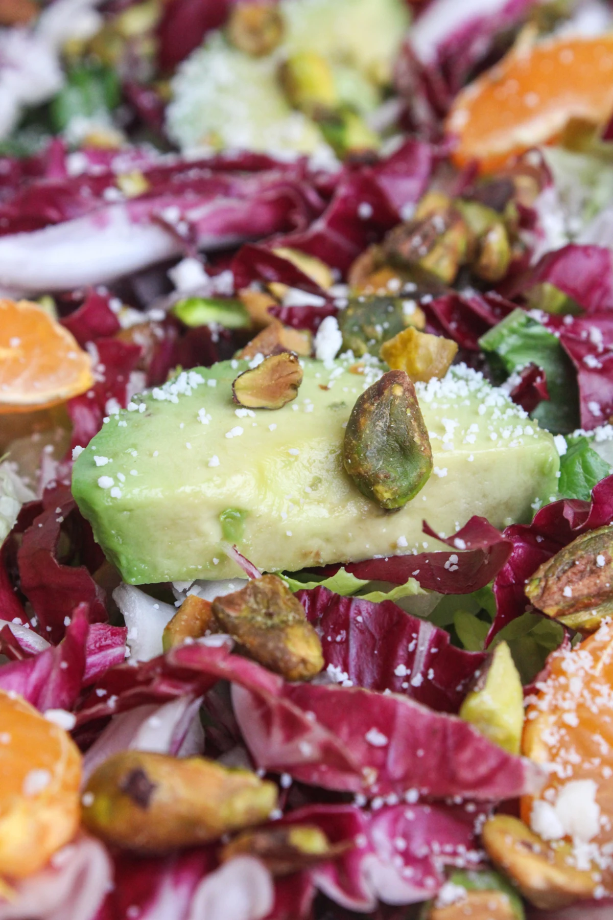 Radicchio Orange Pistachio Salad