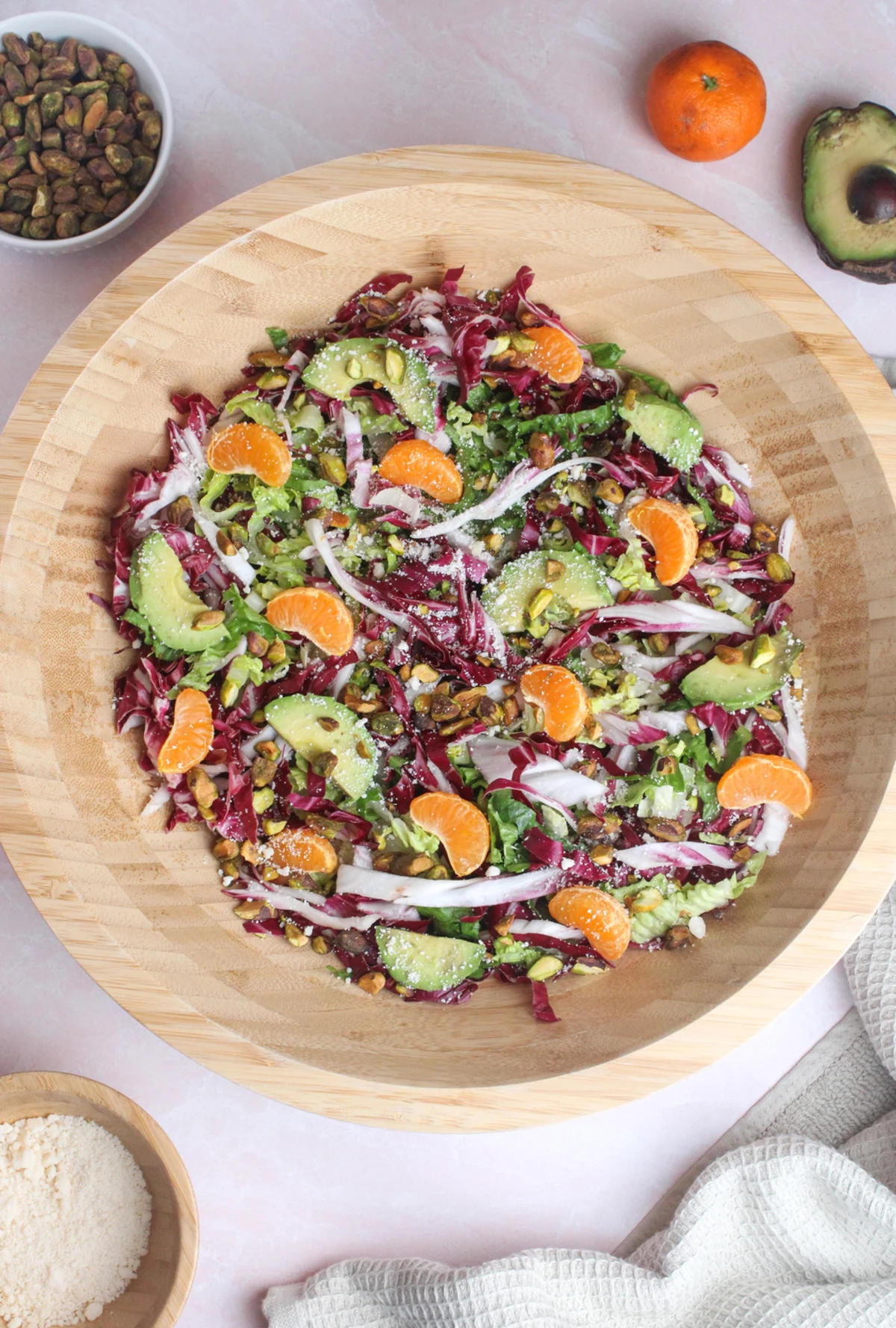 Radicchio Orange Pistachio Salad