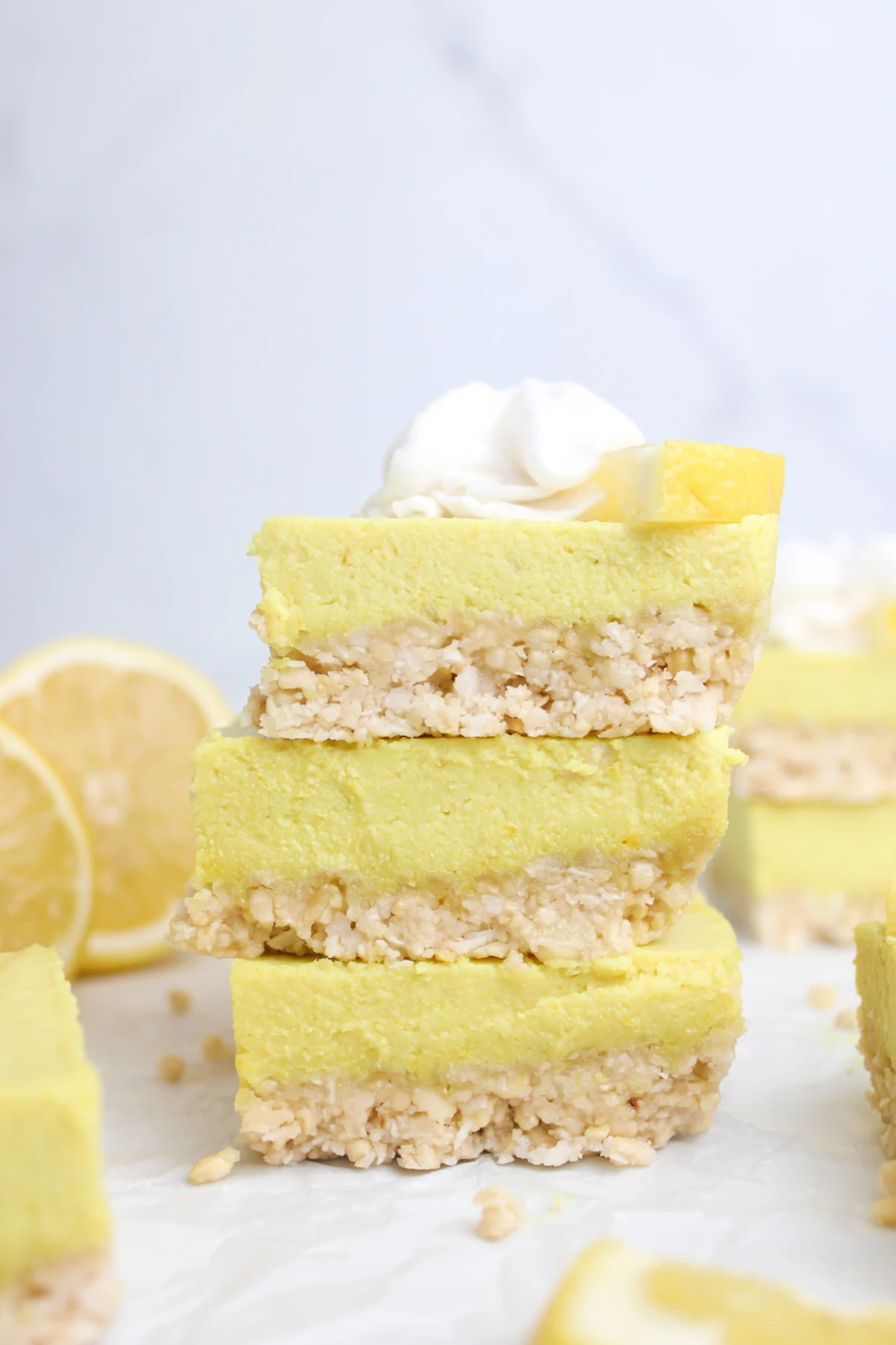 Vegan Lemon Cheesecake Bars