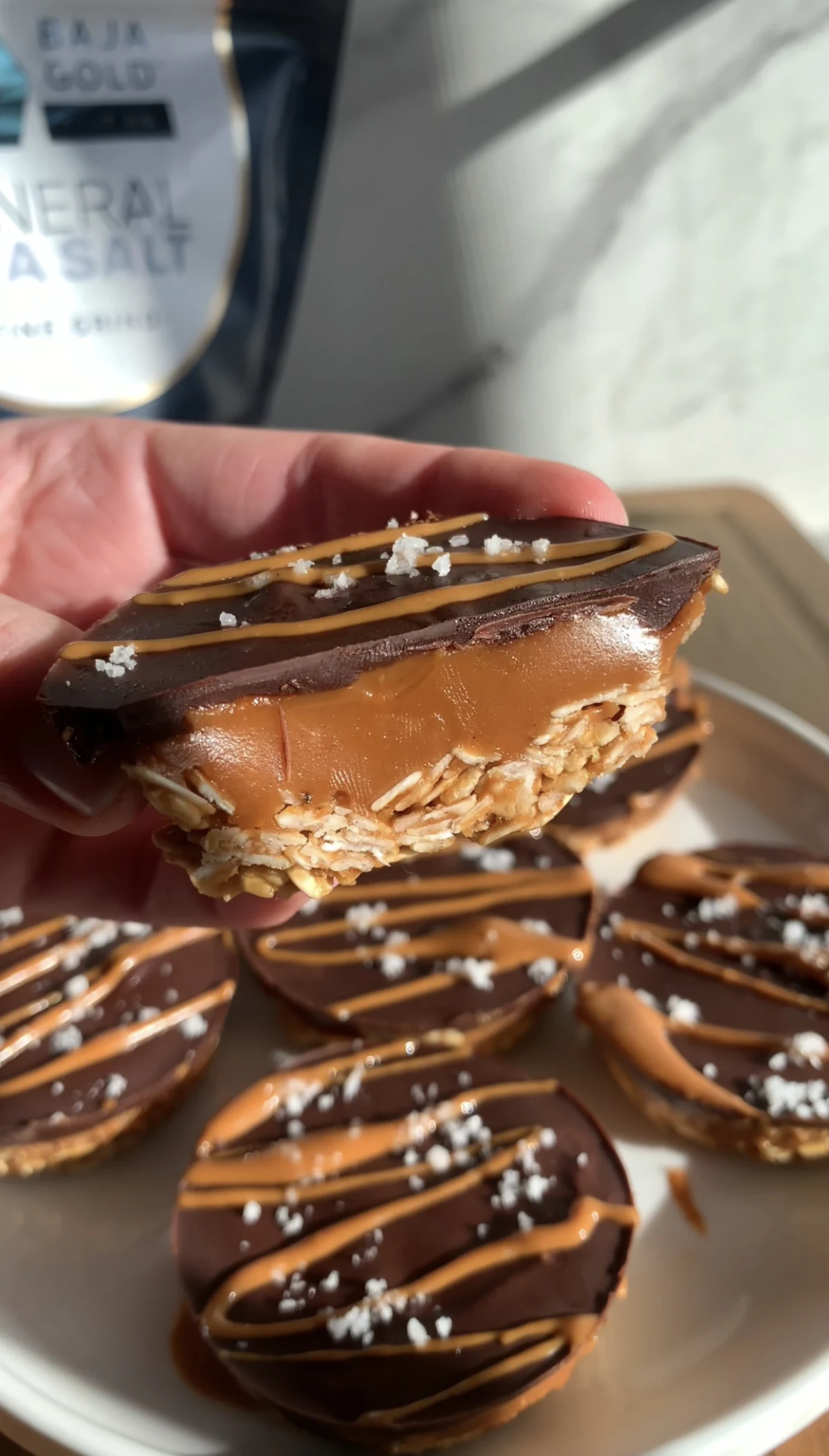 Chocolate Peanut Butter Oat Cups