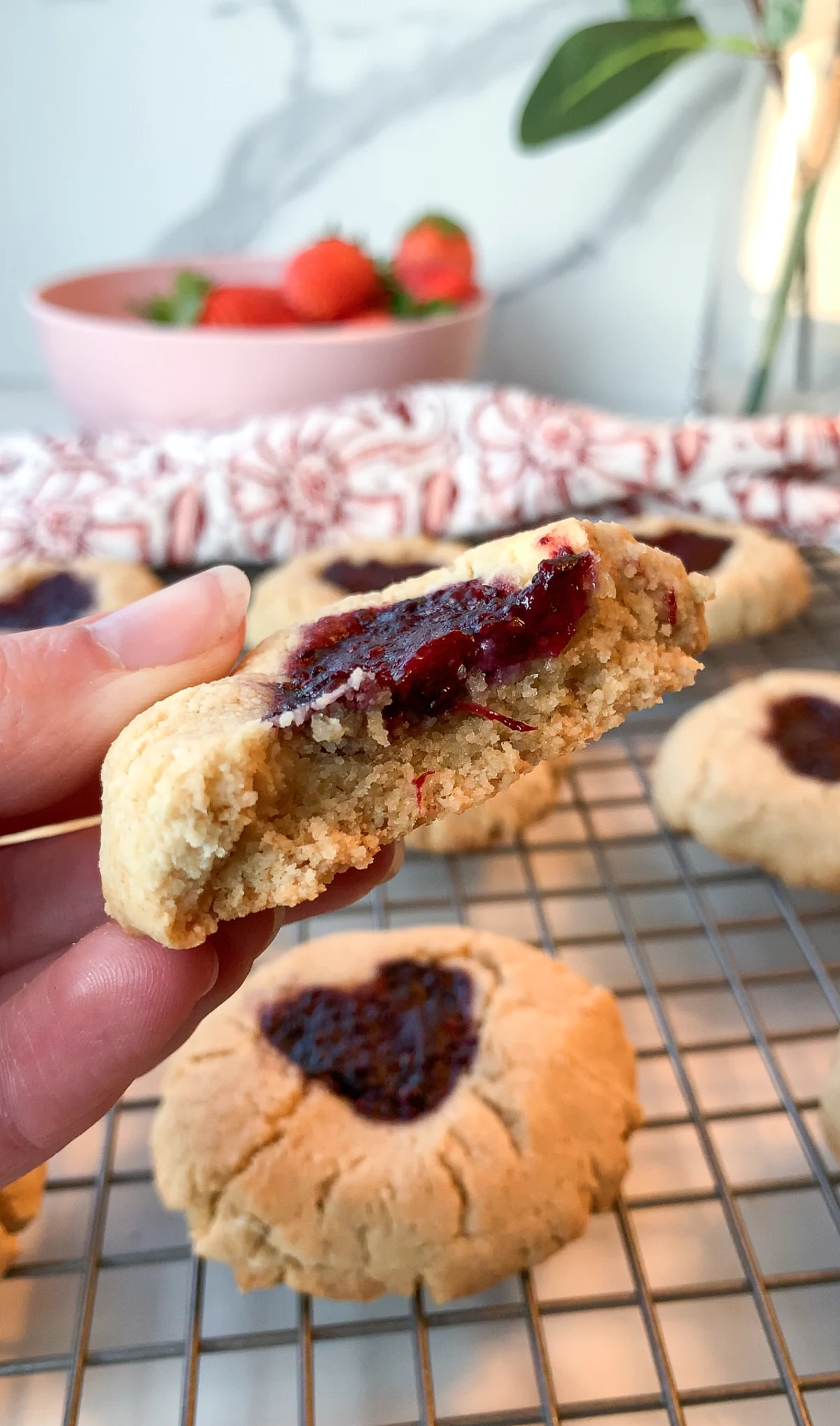 Jam Thumbprint Cookie