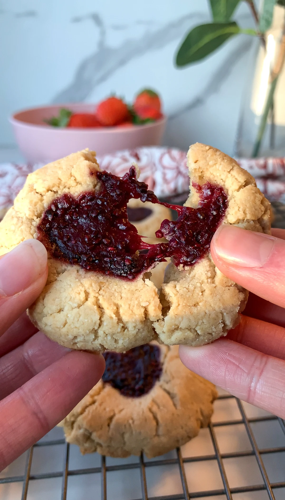 Jam Thumbprint Cookie