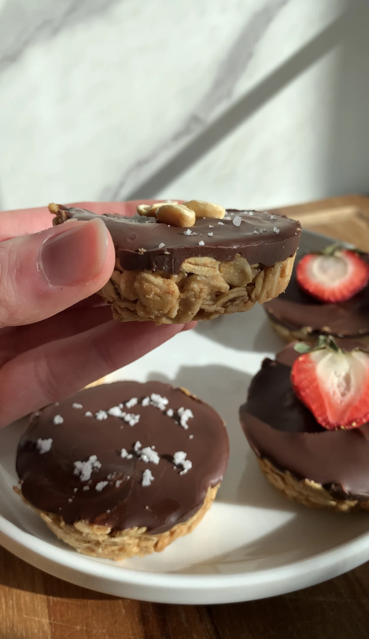 Peanut Butter & Jelly Oat Cups